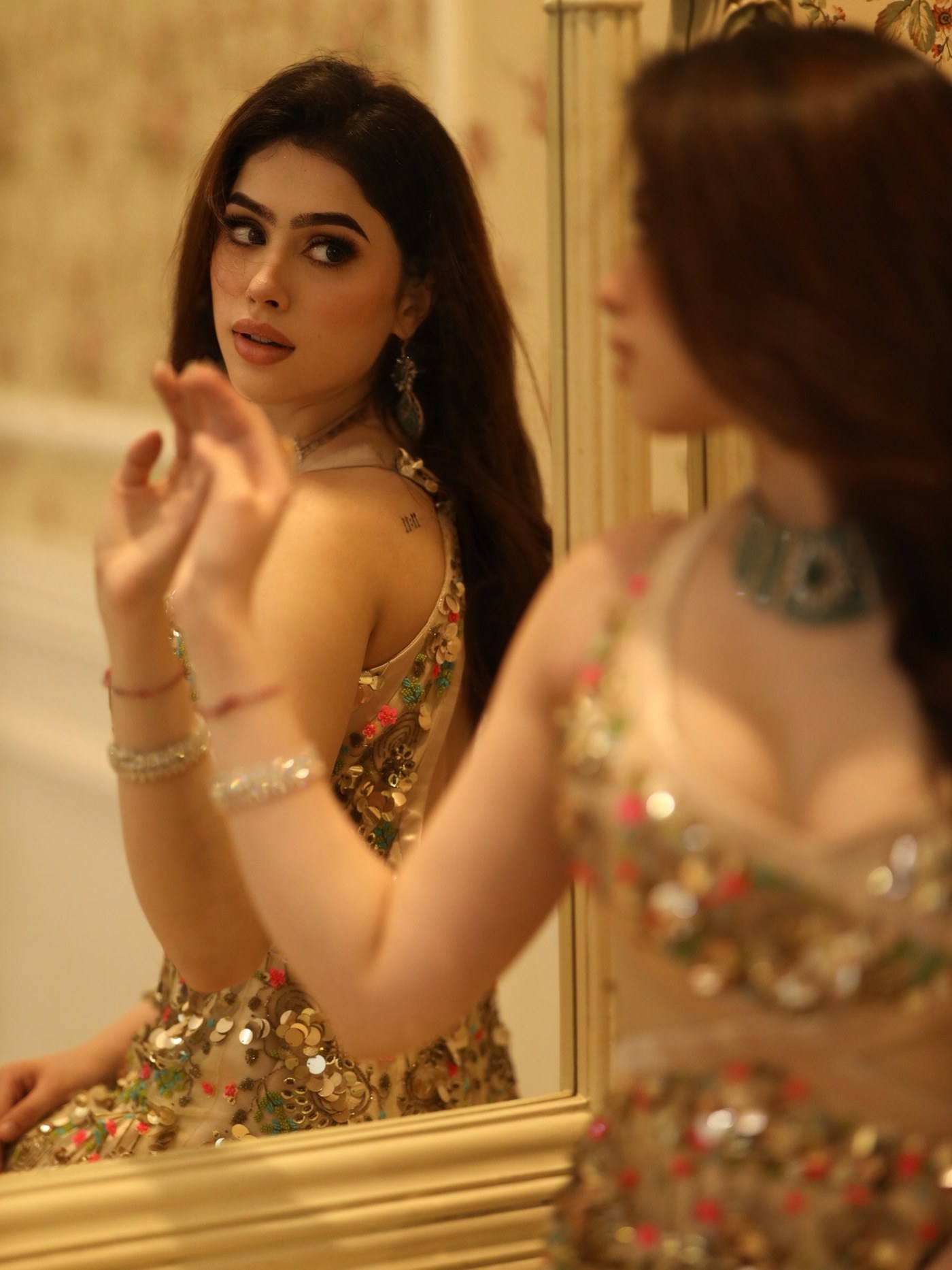 Riva Arora’s Royal Return: Embracing Sparkle and Playfulness in Latest Look