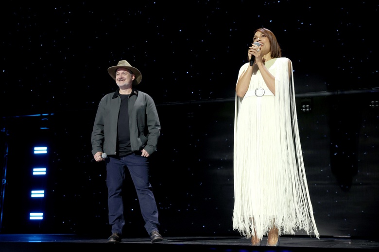 Rosario Dawson's Radiant Presence at the Disney Showcase