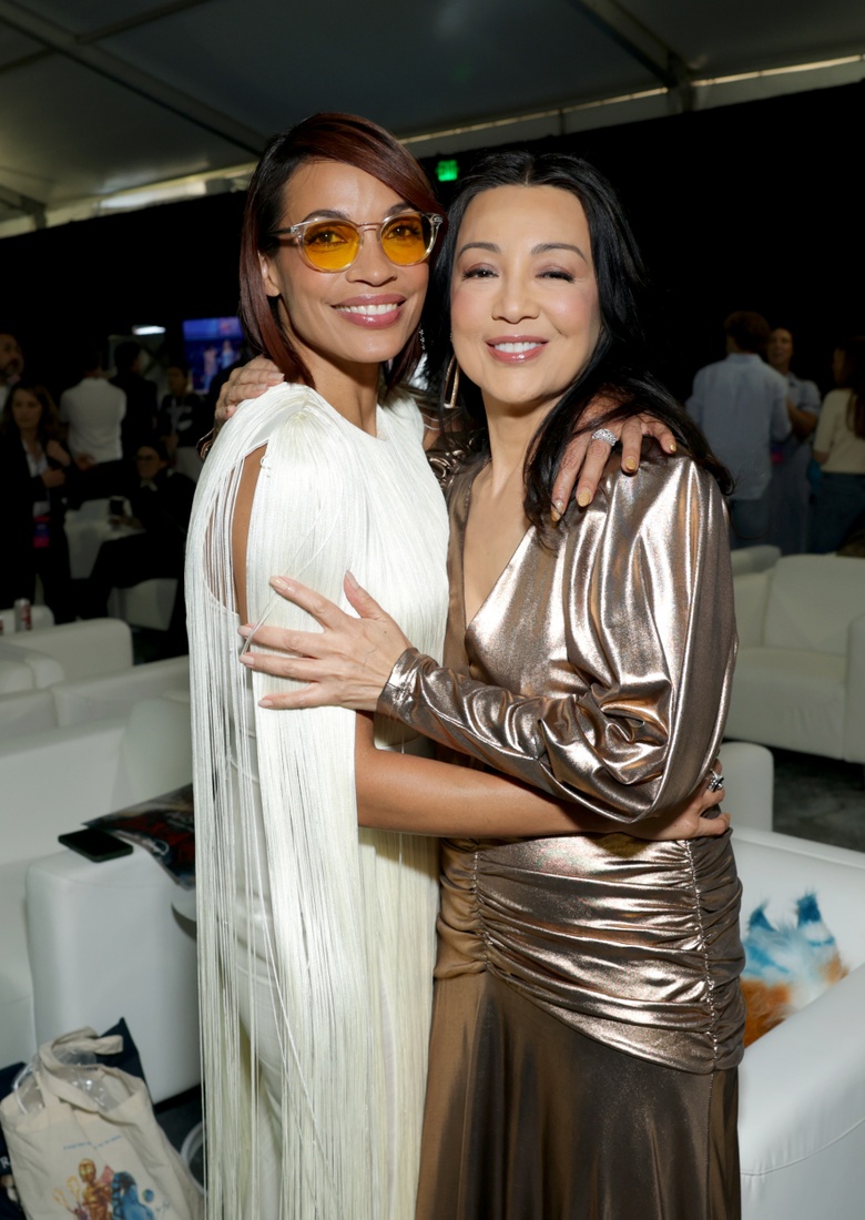 Rosario Dawson's Radiant Presence at the Disney Showcase