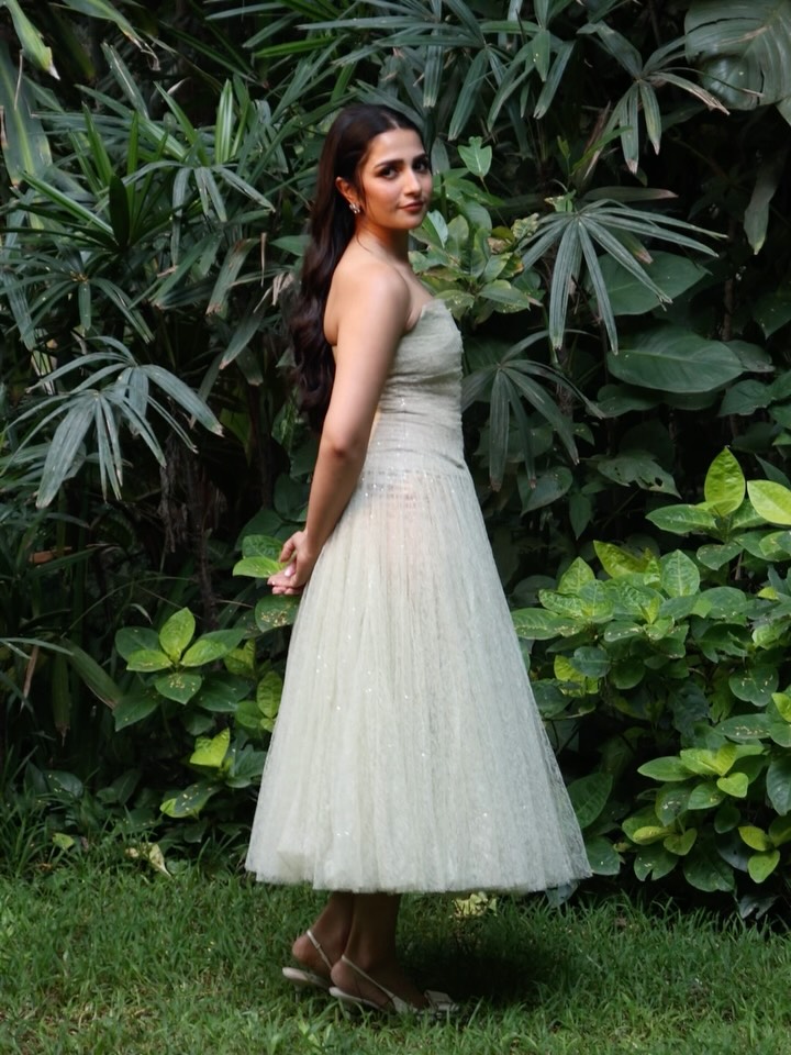 Rukmini Vasanth Channels Quiet Luxury in ‘Toxic’ Fairytale Look