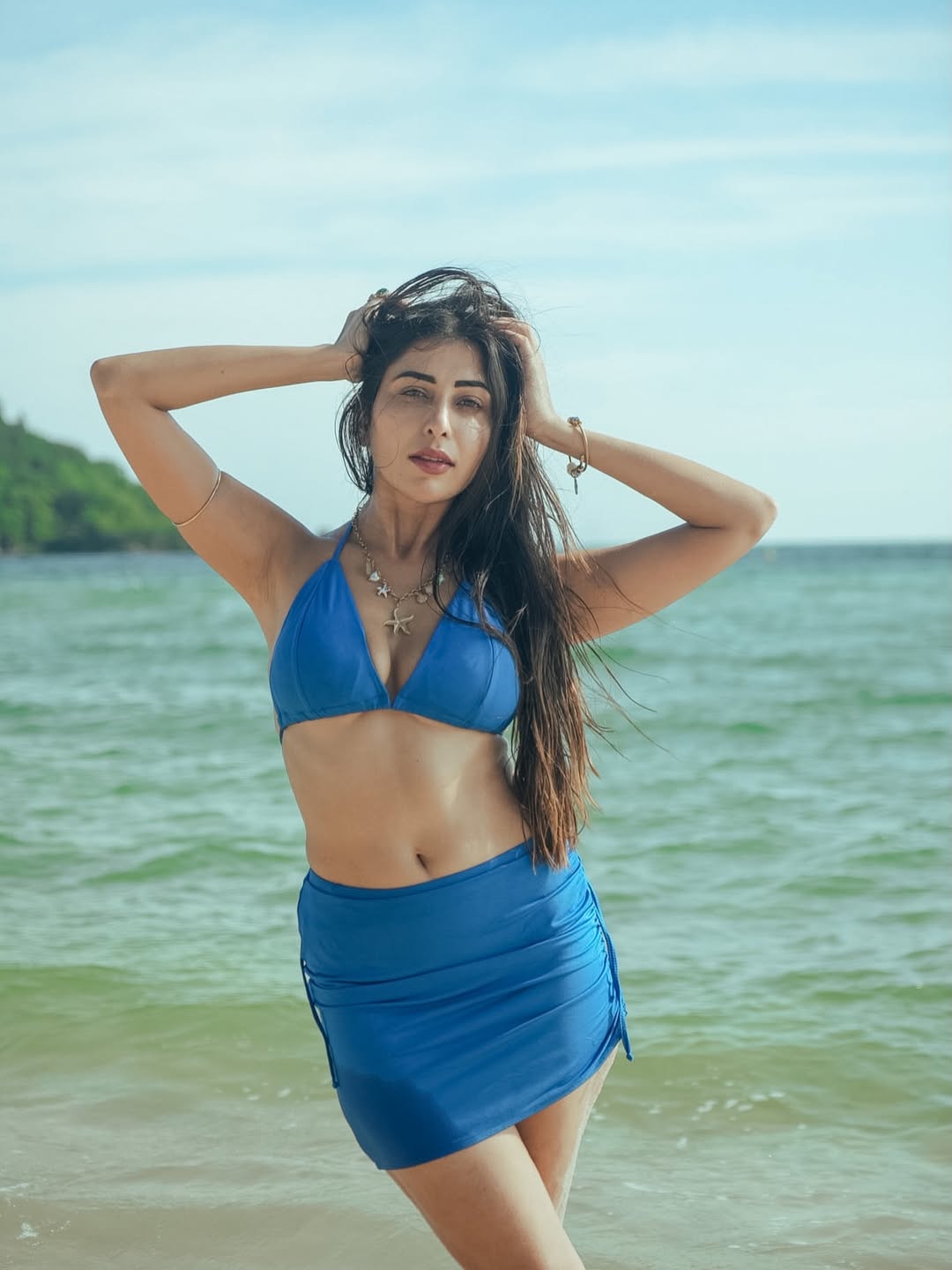 Ruma Sharma's Stunning Beach Glamour: A Coastal Vibe
