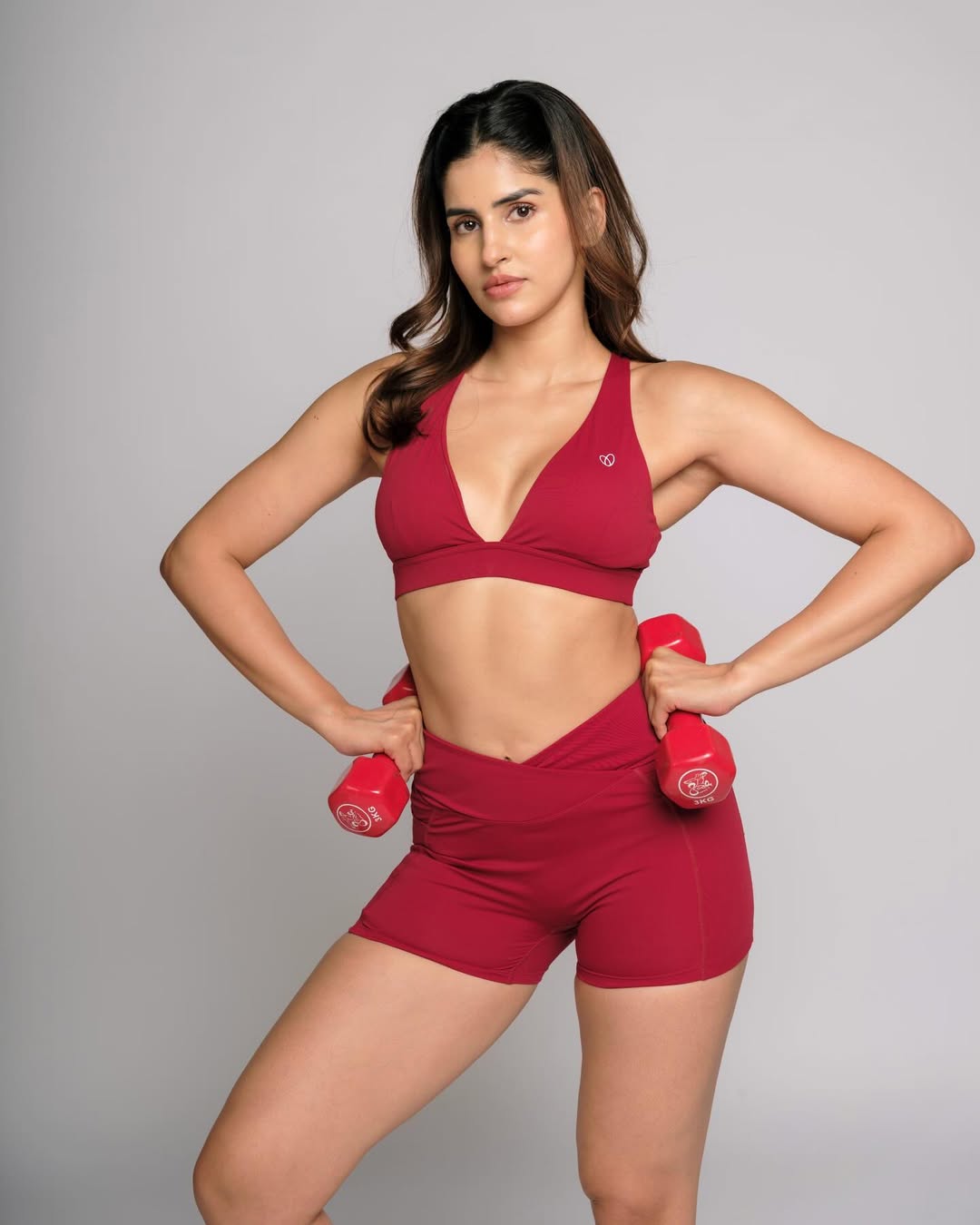 Sakshi Malik's Viral Red Athleisure Look Redefines Fitness Fashion