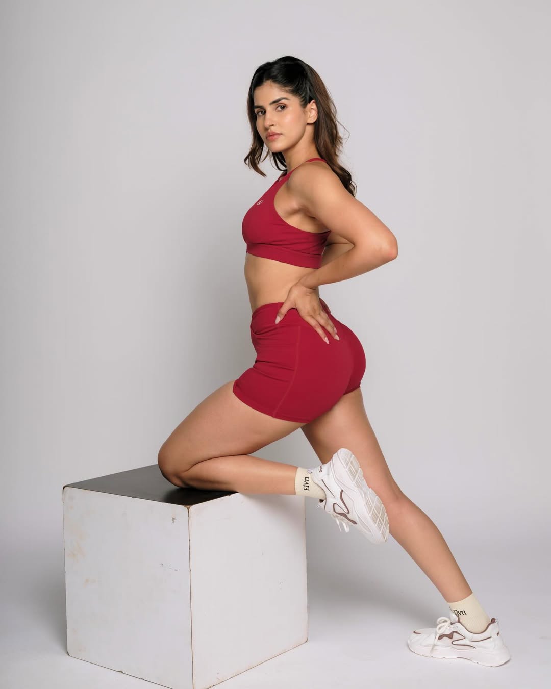 Sakshi Malik's Viral Red Athleisure Look Redefines Fitness Fashion