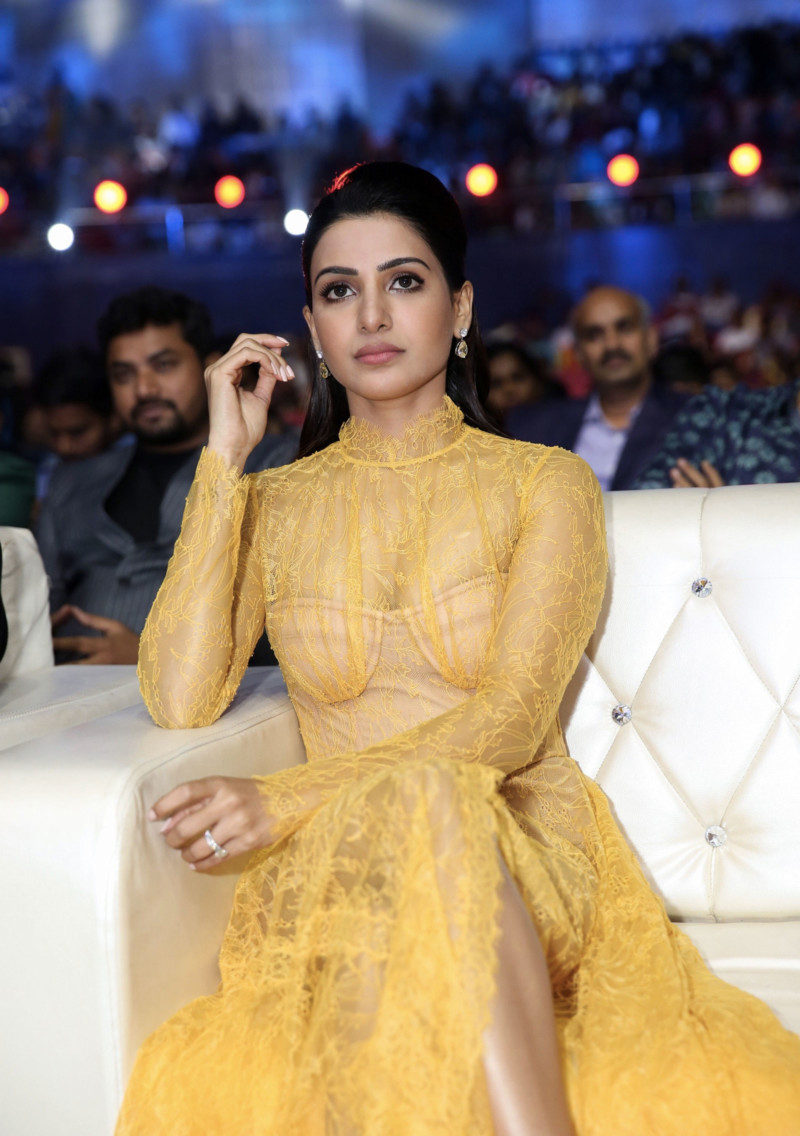 Samantha Akkineni's Stunning Yellow Ensemble Gallery