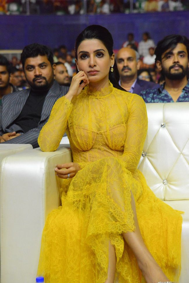 Samantha Akkineni's Stunning Yellow Ensemble Gallery