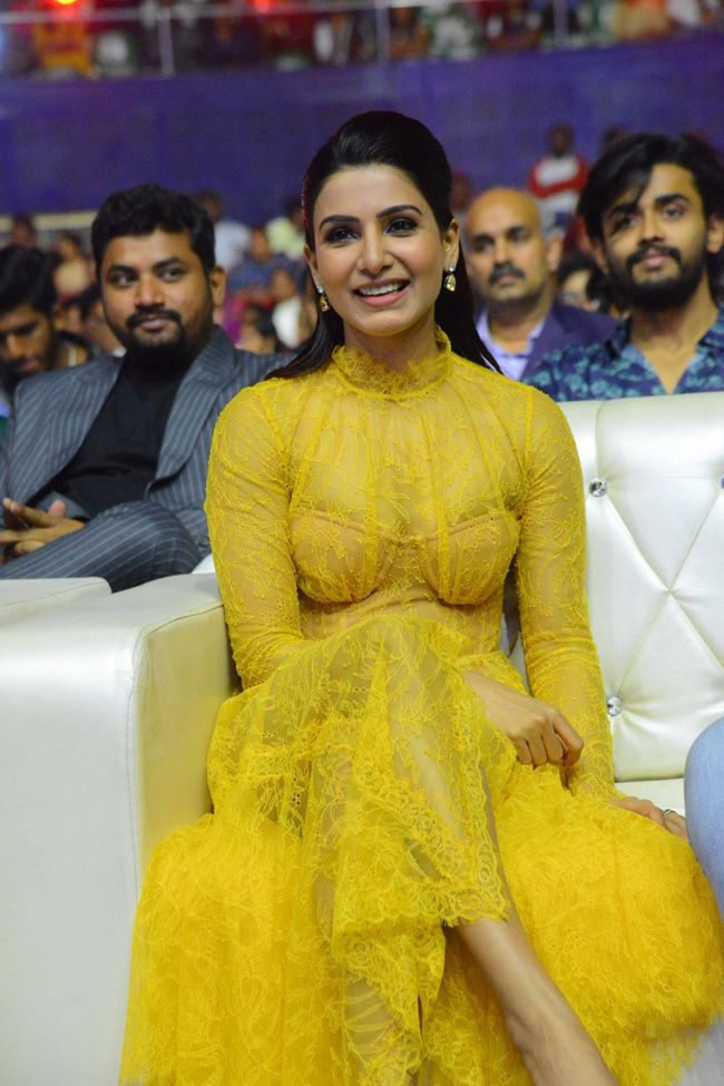 Samantha Akkineni's Stunning Yellow Ensemble Gallery