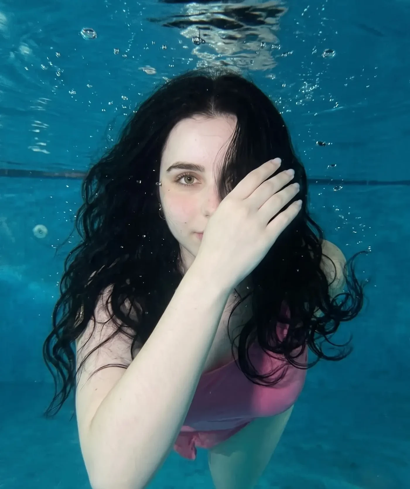 Maaya's Pink Float: An Aquatic Fashion Study