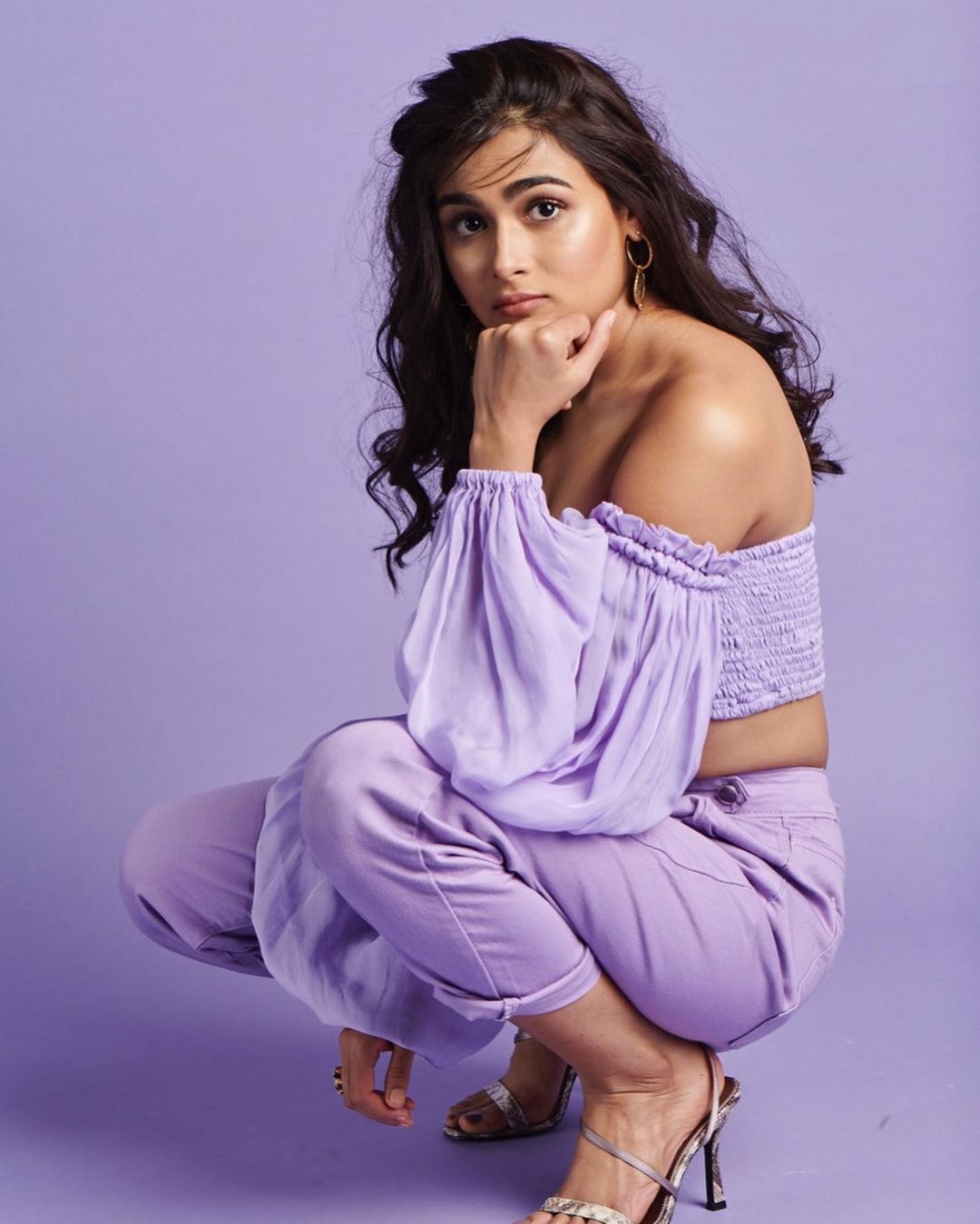 Shalini Pandey's Stunning Lavender Studio Shoot