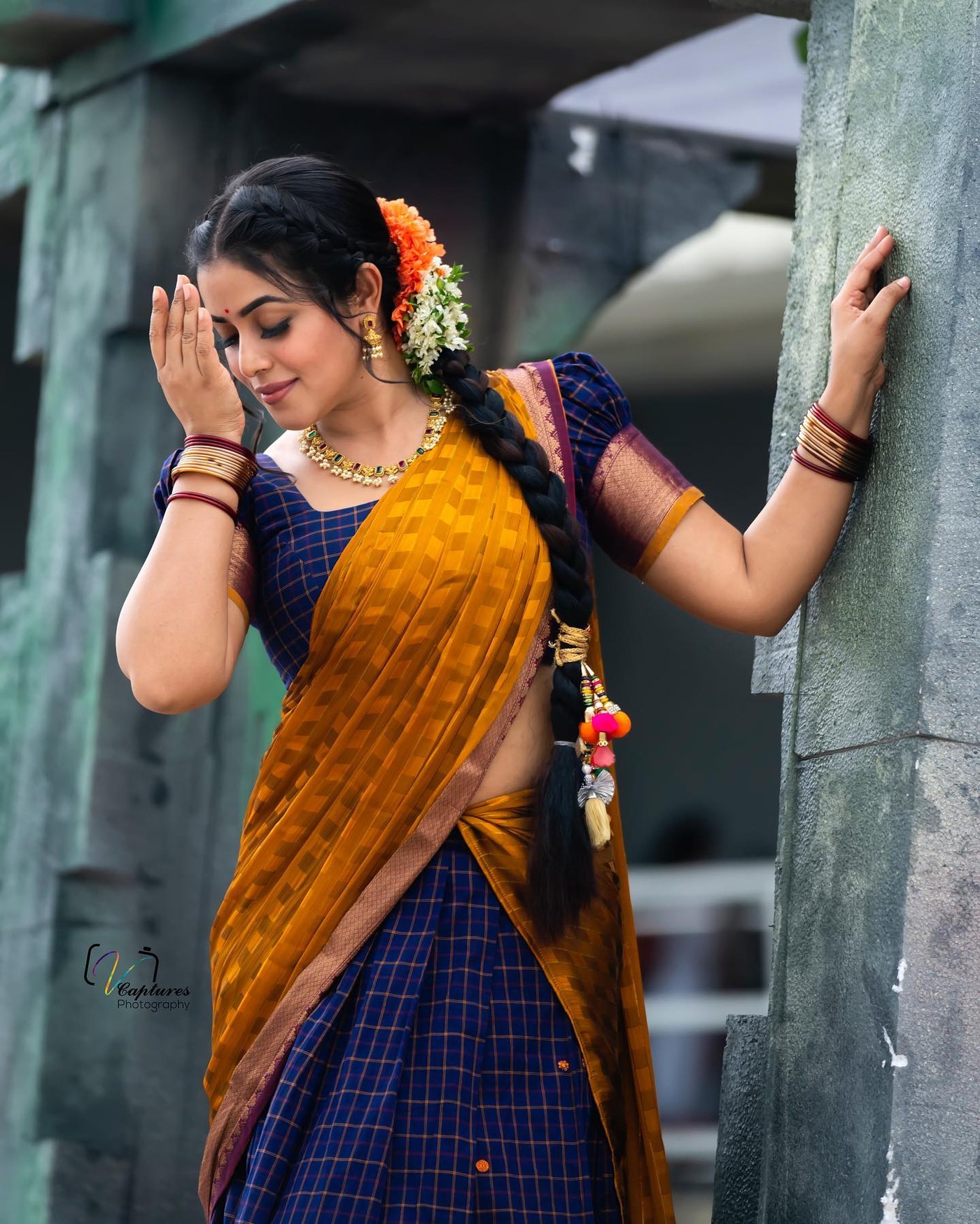 Shamna Kasim Purnaa Latest Saree Stills Glamour