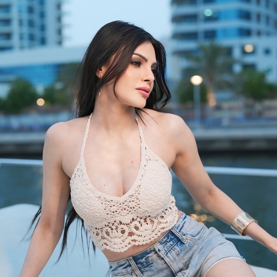 Sherlyn Chopra Channels Boho Glamour in Chic Dubai Style Statement