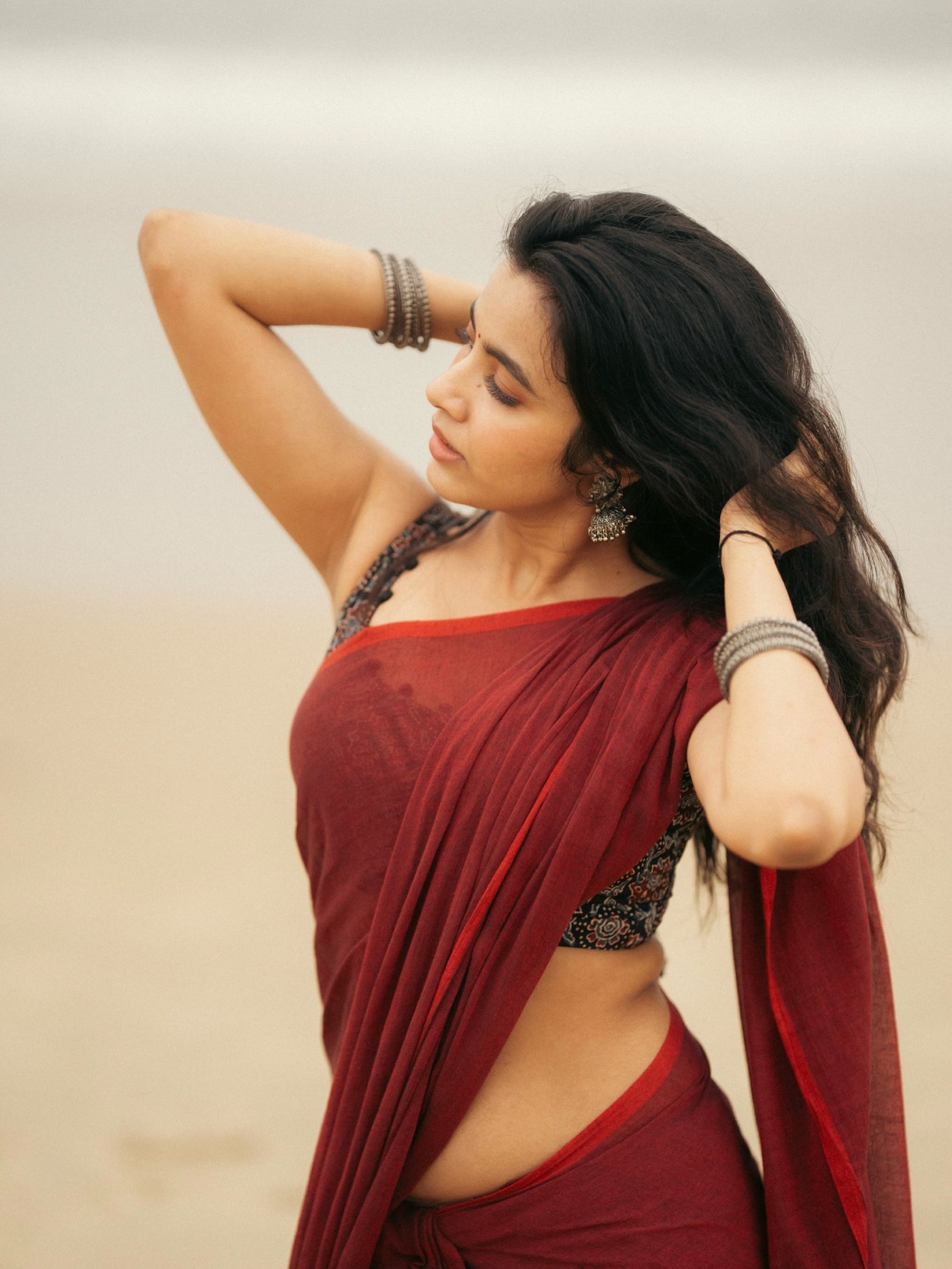 Shivani Nagaram Redefines Ethnic Chic on the Coastline