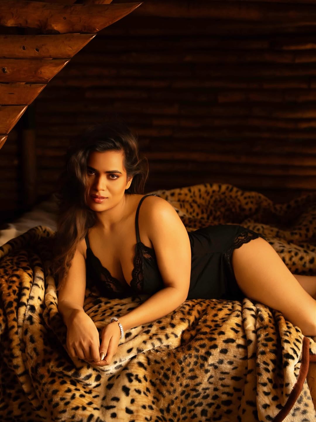 Shivani Sharma's Viral Black Slip Dress Style Dominates Fashion