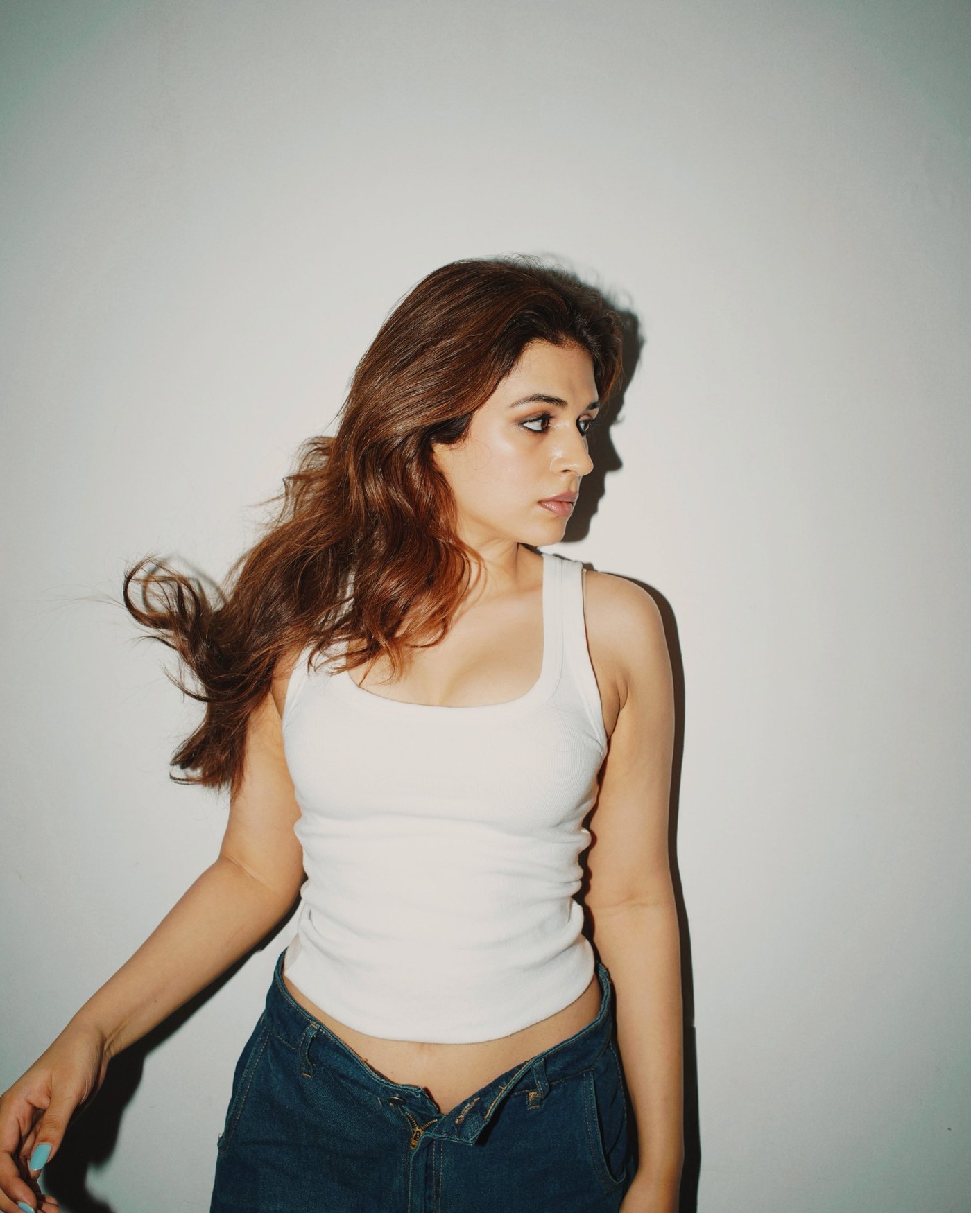 Shraddha Das Masters Effortless Chic in Minimalist White Moments