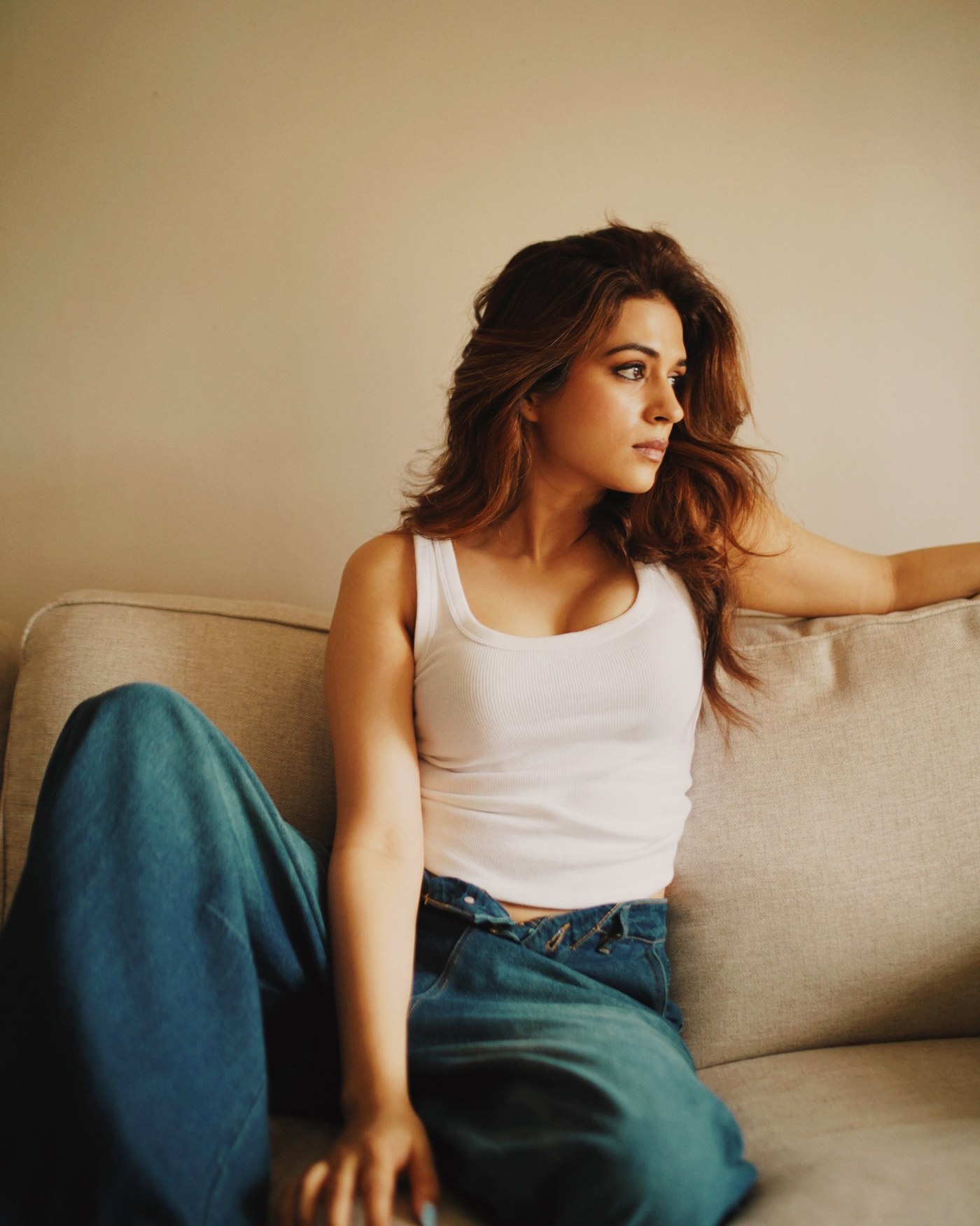Shraddha Das Masters Effortless Chic in Minimalist White Moments