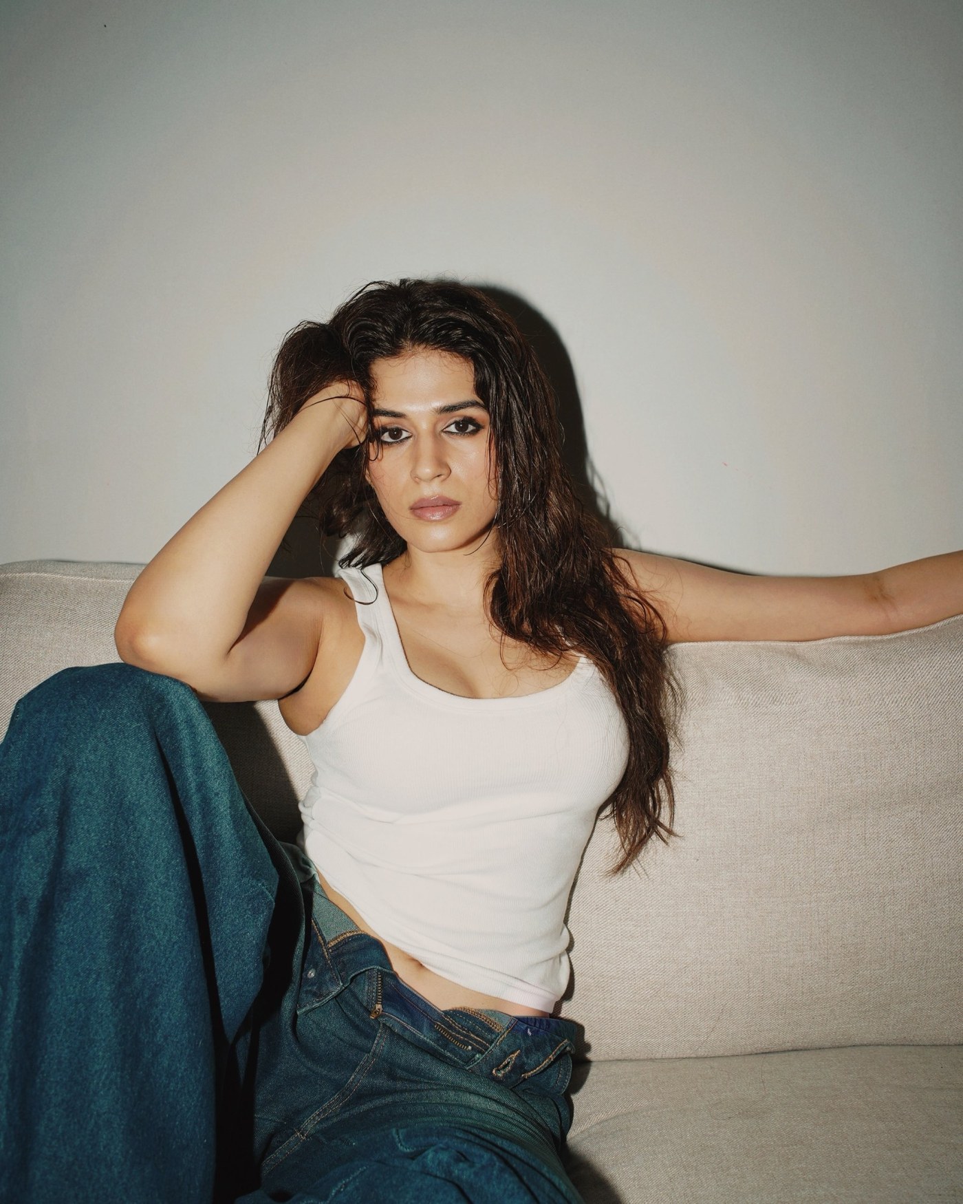 Shraddha Das Masters Effortless Chic in Minimalist White Moments