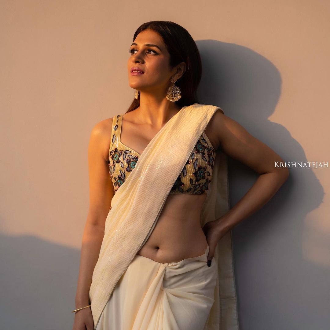 Shraddha Das Stunning Saree Photos Capturing the Elegance of 2023