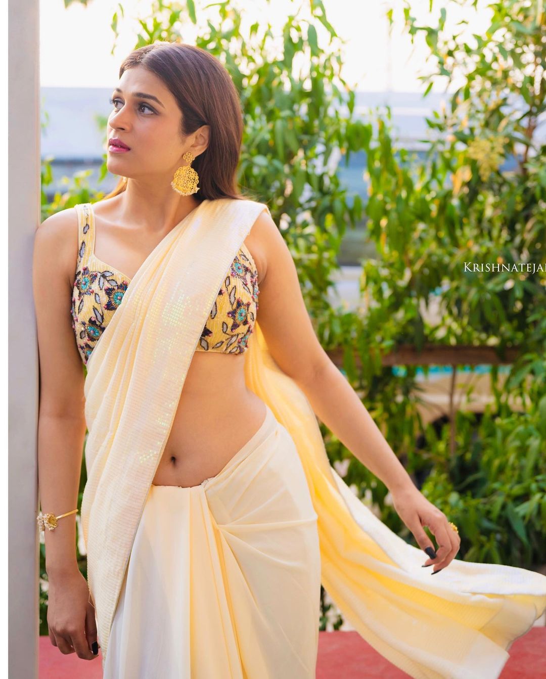 Shraddha Das Stunning Saree Photos Capturing the Elegance of 2023