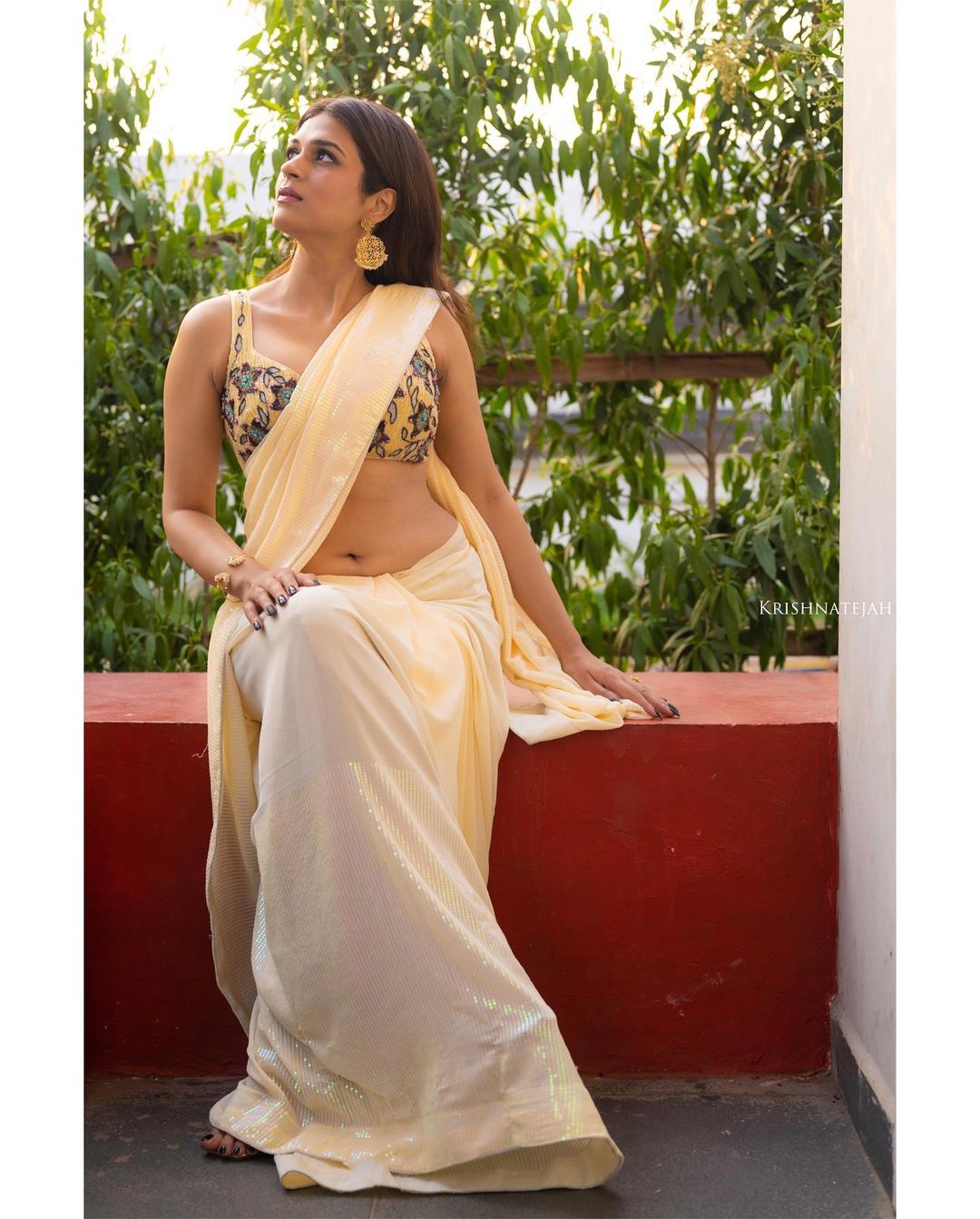 Shraddha Das Stunning Saree Photos Capturing the Elegance of 2023