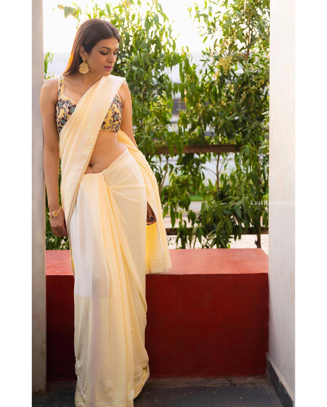 Shraddha Das Stunning Saree Photos Capturing the Elegance of 2023