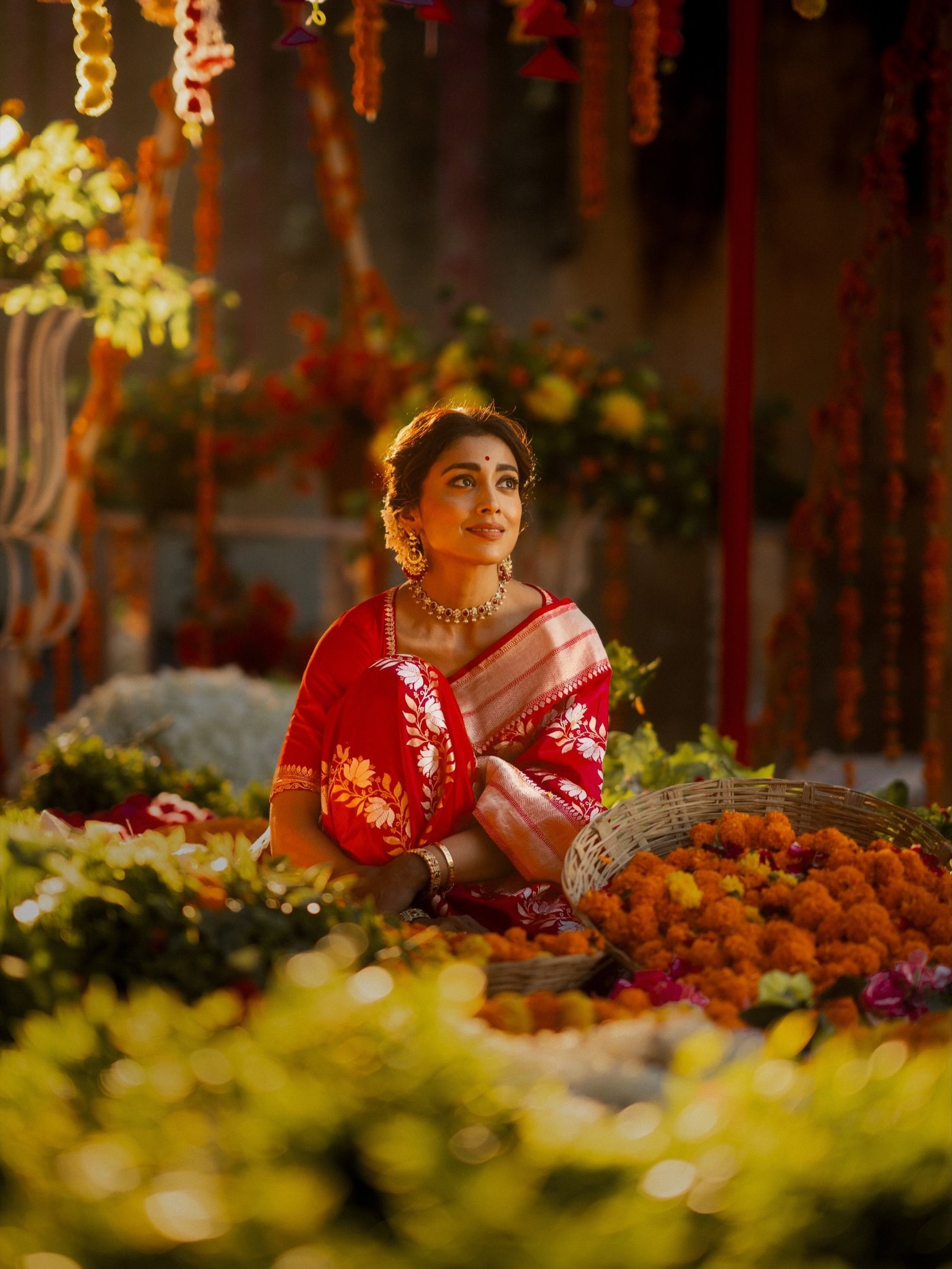 Shriya Saran Honors India's Weaving Legacy in Stunning Handloom Saree
