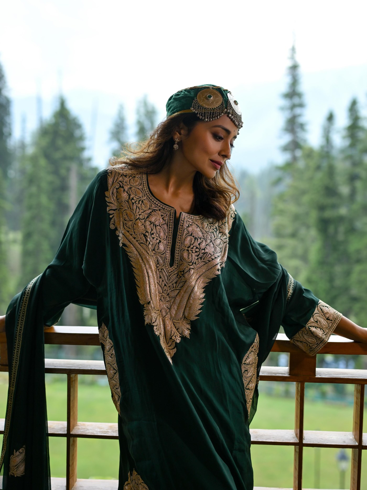 Shriya Saran Channels Kashmiri Royalty in Stunning Pheran Look