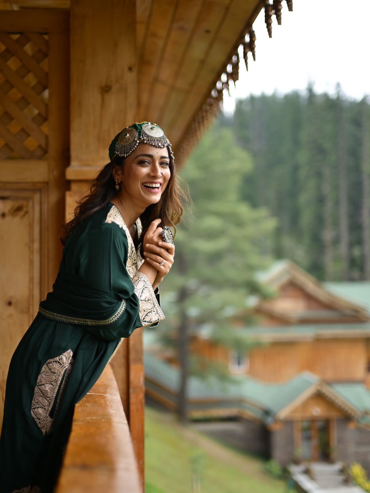 Shriya Saran Channels Kashmiri Royalty in Stunning Pheran Look