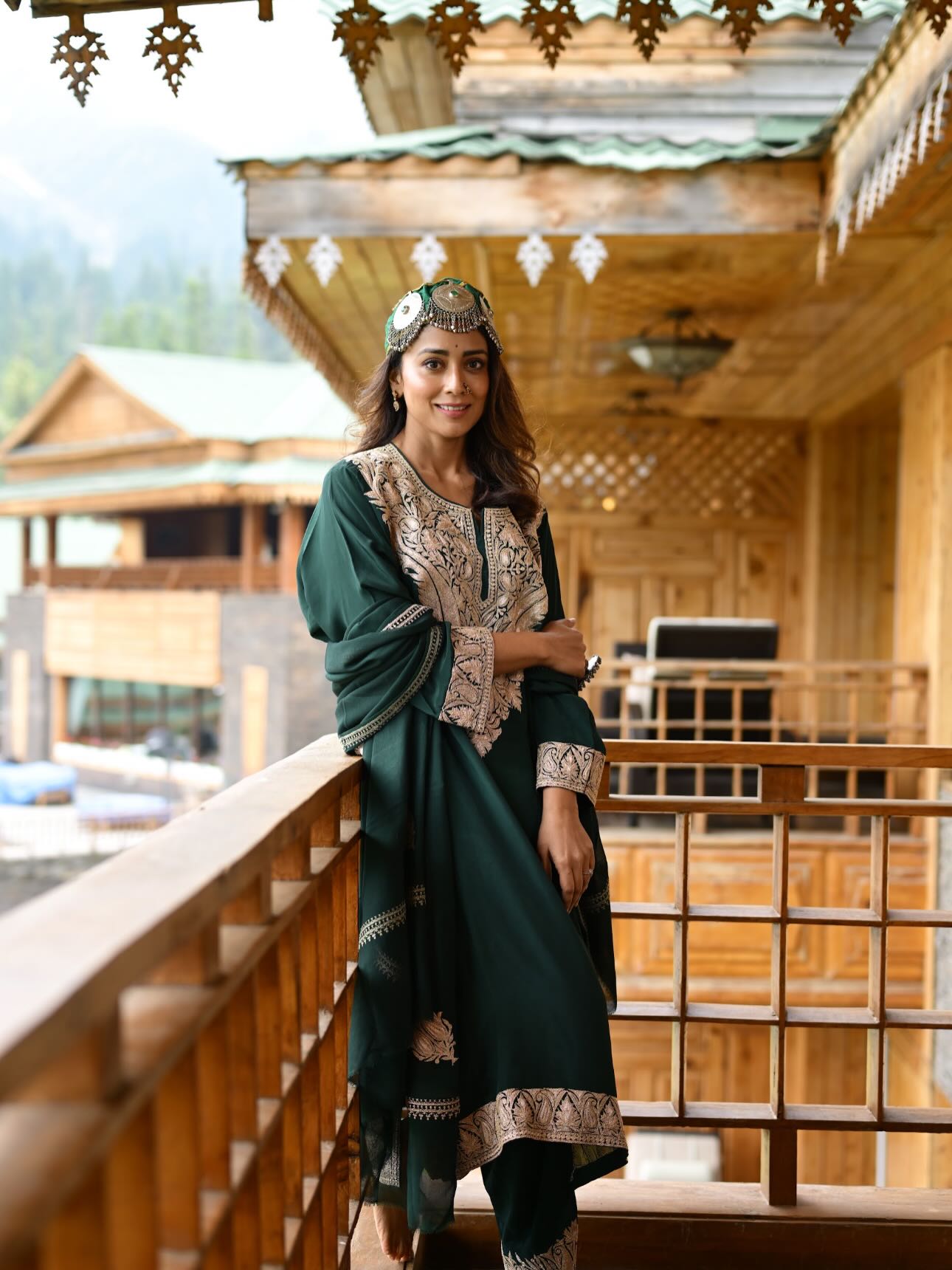Shriya Saran Channels Kashmiri Royalty in Stunning Pheran Look