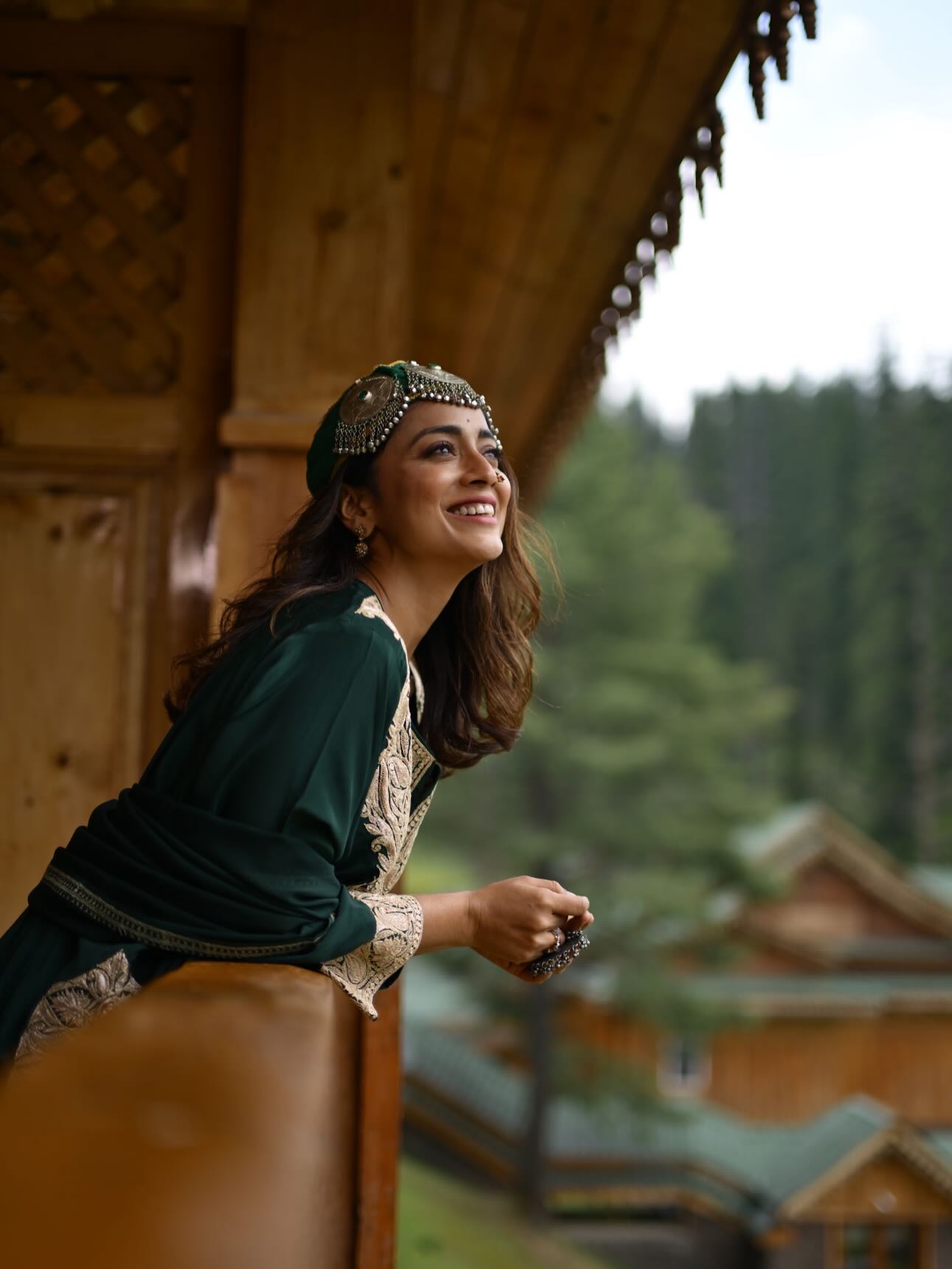 Shriya Saran Channels Kashmiri Royalty in Stunning Pheran Look