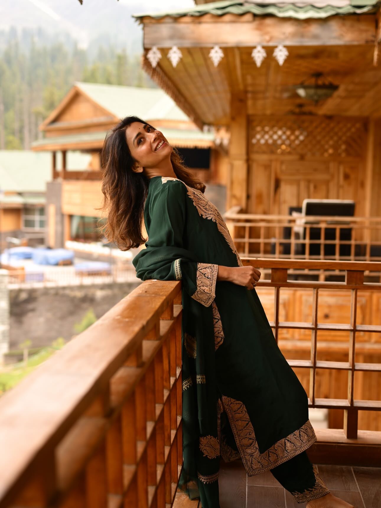 Shriya Saran Channels Kashmiri Royalty in Stunning Pheran Look