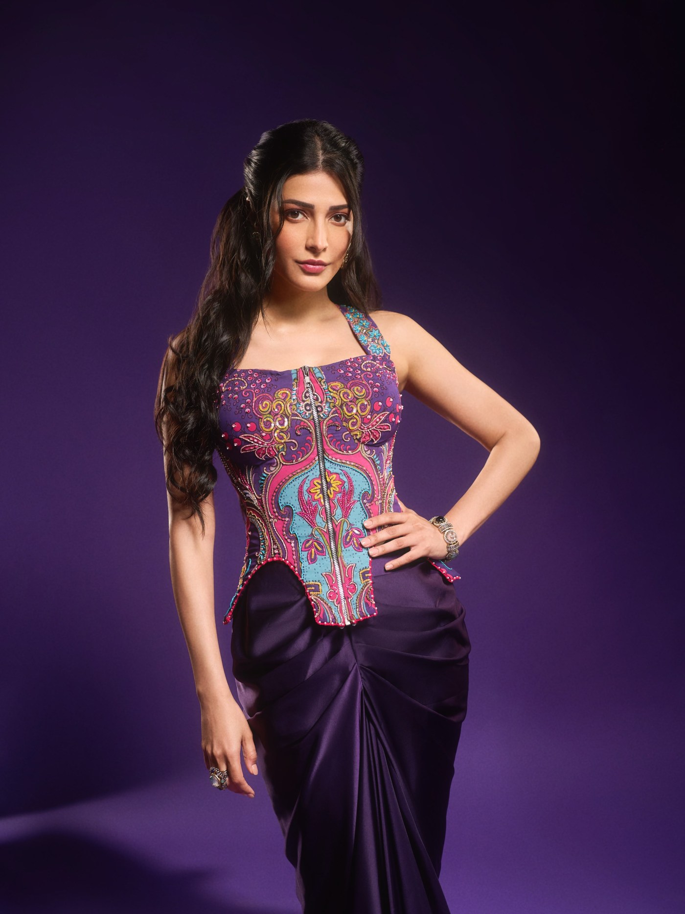 Shruti Haasan Blends Rock-Star Edge with Indian Craftsmanship