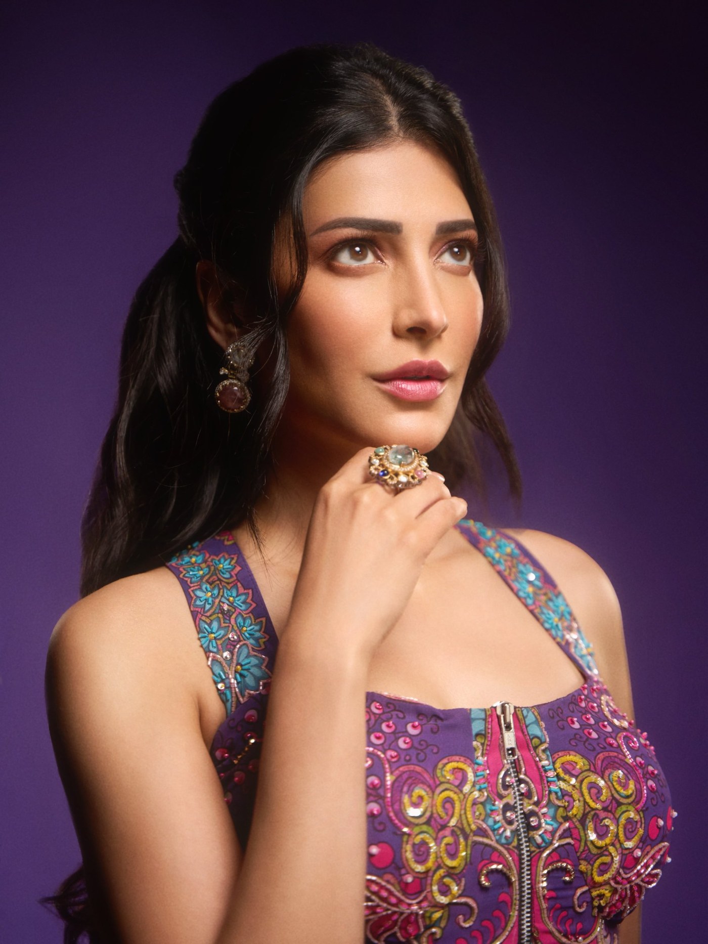Shruti Haasan Blends Rock-Star Edge with Indian Craftsmanship