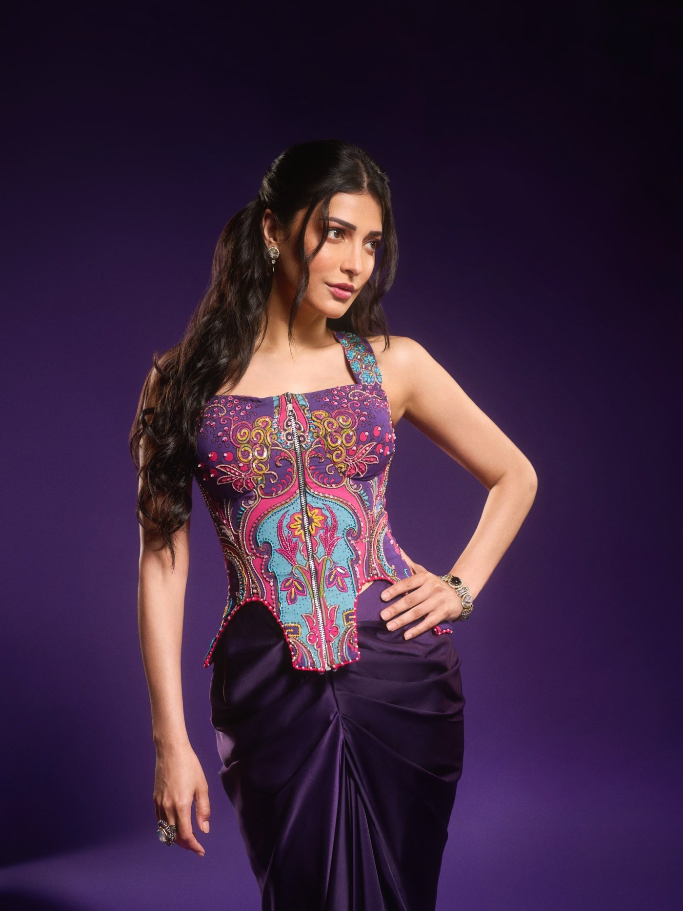Shruti Haasan Blends Rock-Star Edge with Indian Craftsmanship