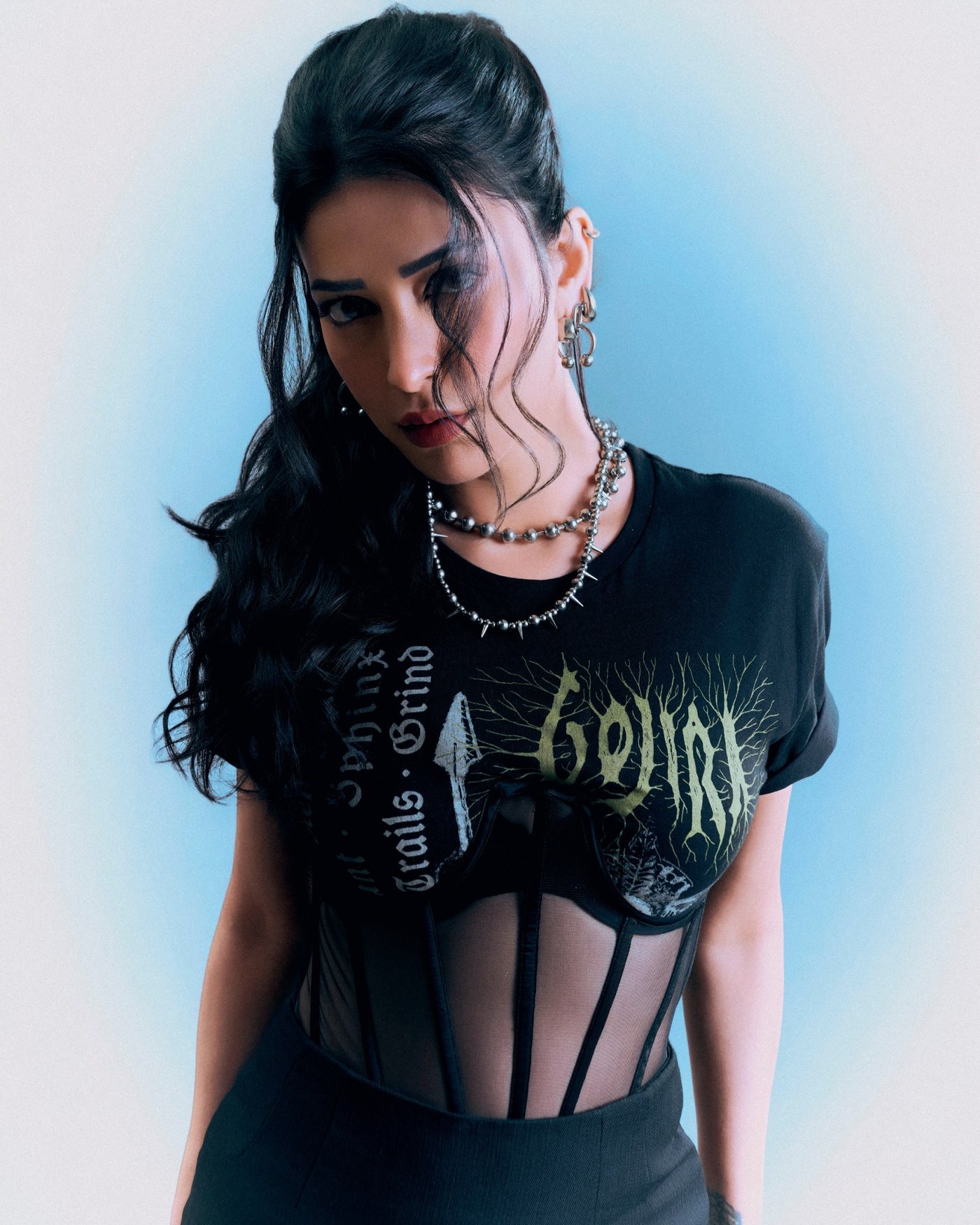 Shruti Haasan's Rock-Chic Black Look Hits Electric Blue!