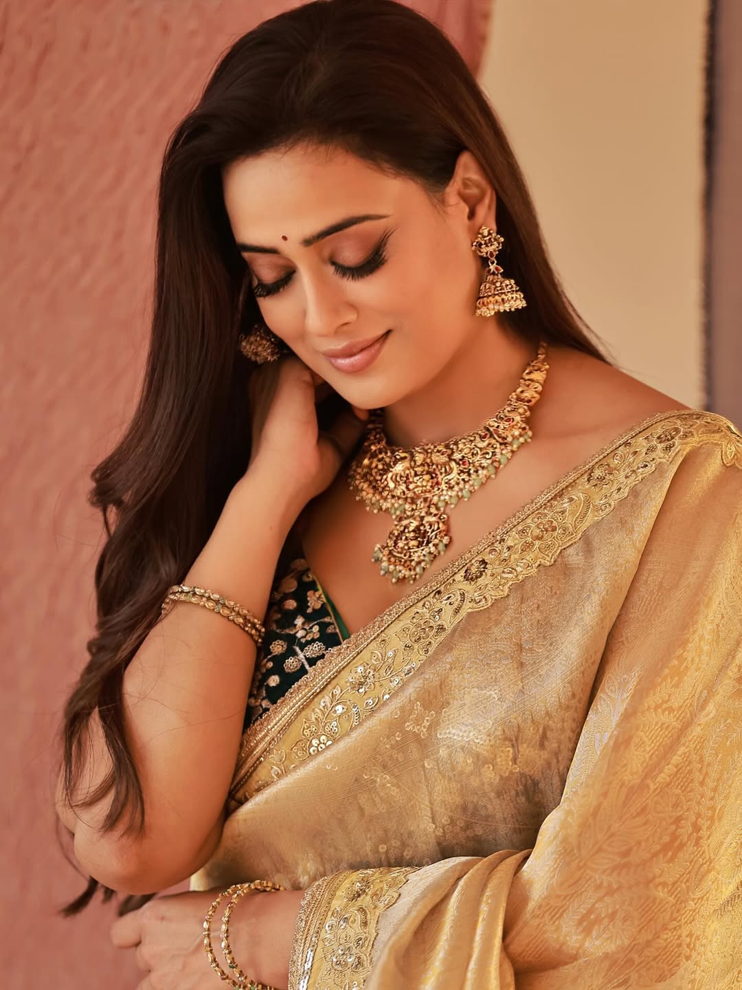 Shweta Tiwari's Golden Radiance: A Stunning Photo Gallery