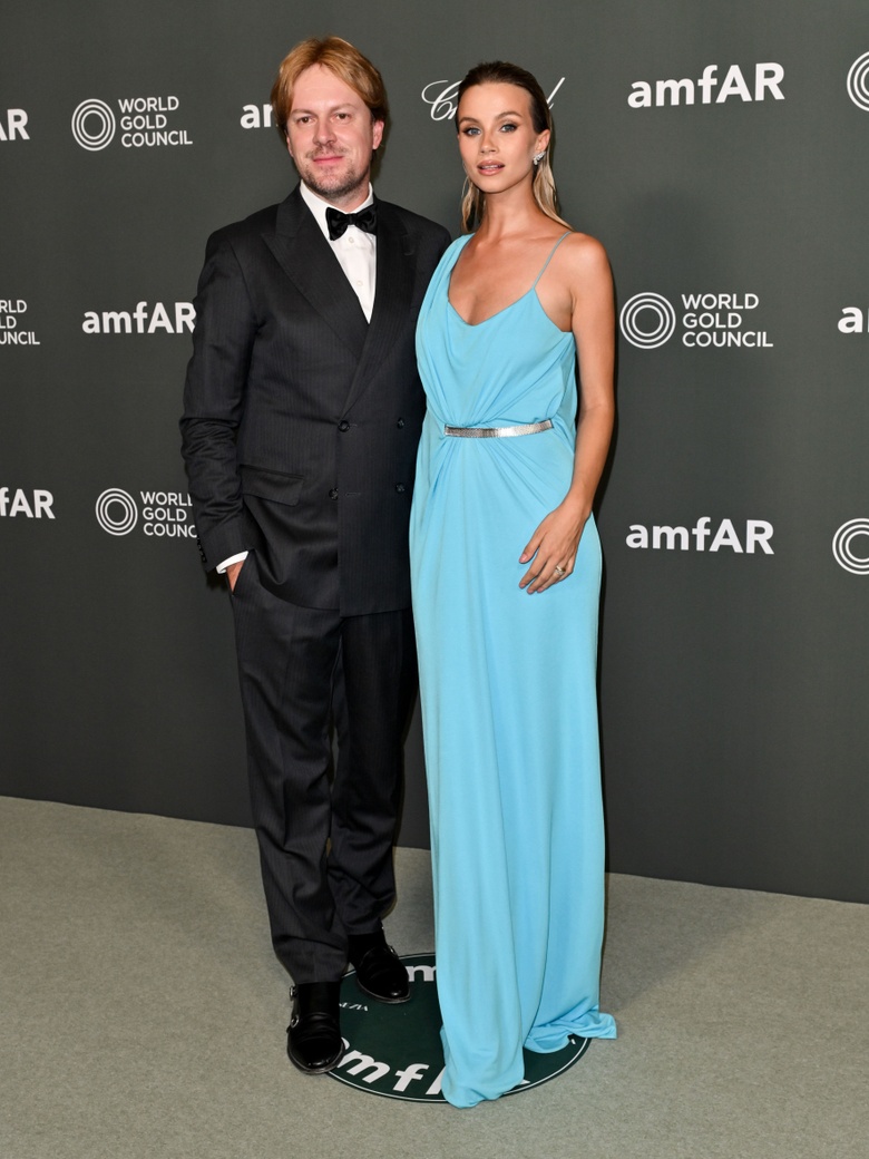 Simona Jakstaite Steals the Spotlight at the Elegant amfAR Gala Venezia