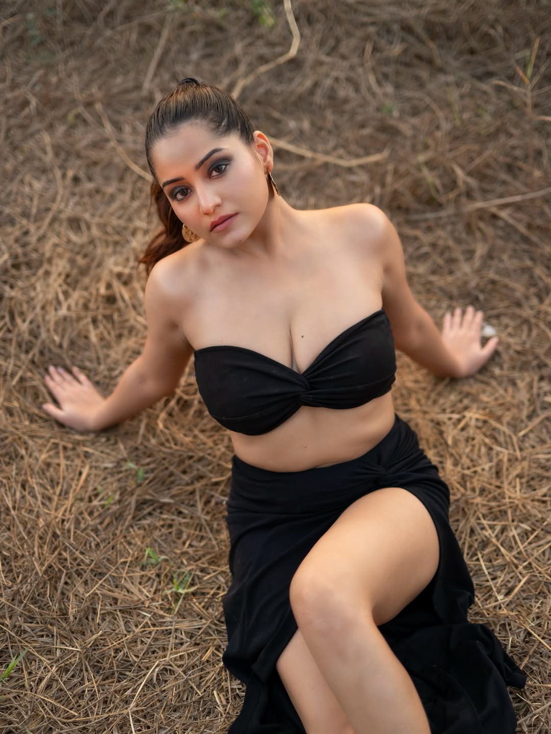 Simran Kaur's Bold Black Boho Glam Look Steals the Spotlight