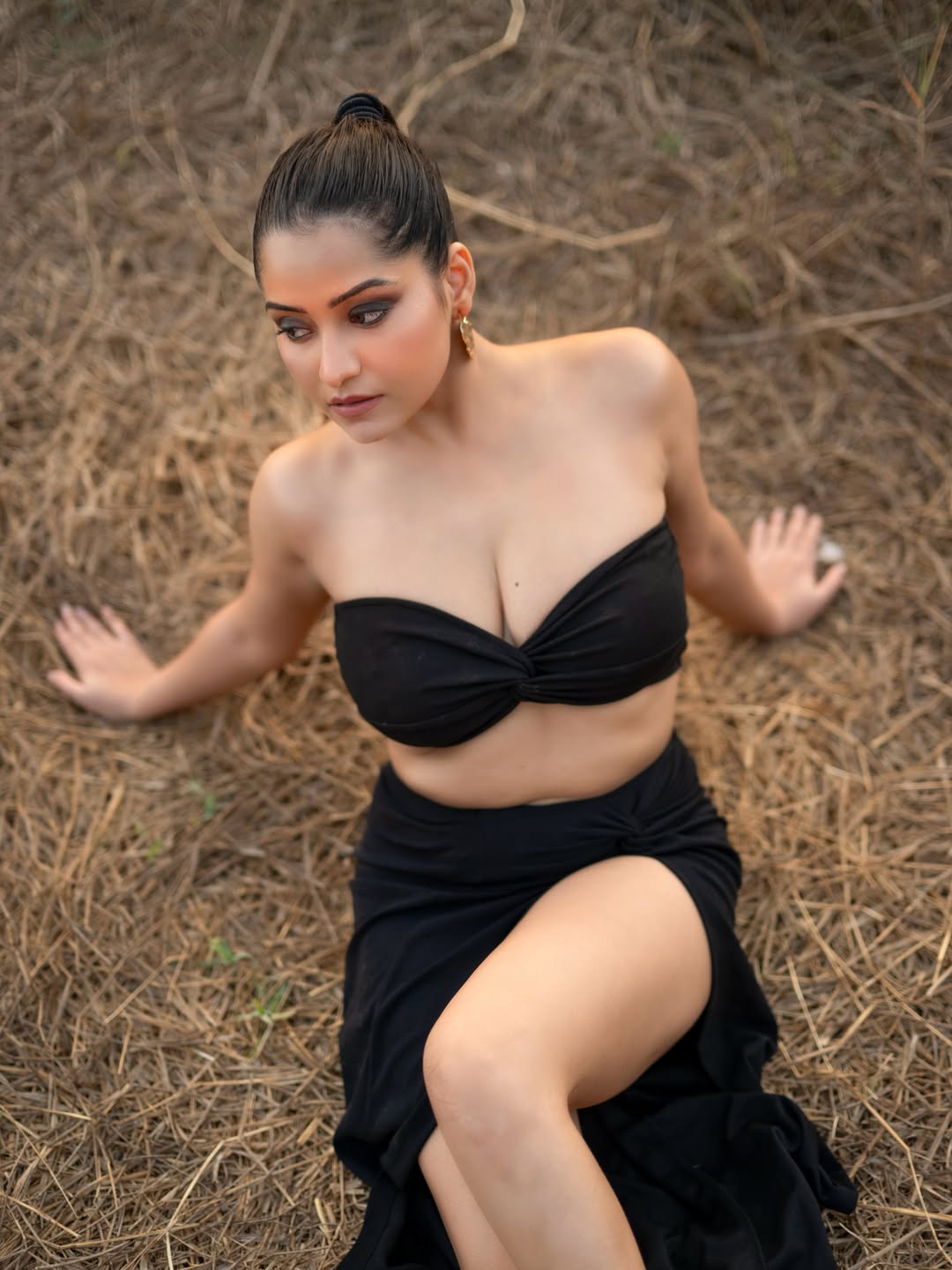 Simran Kaur's Bold Black Boho Glam Look Steals the Spotlight
