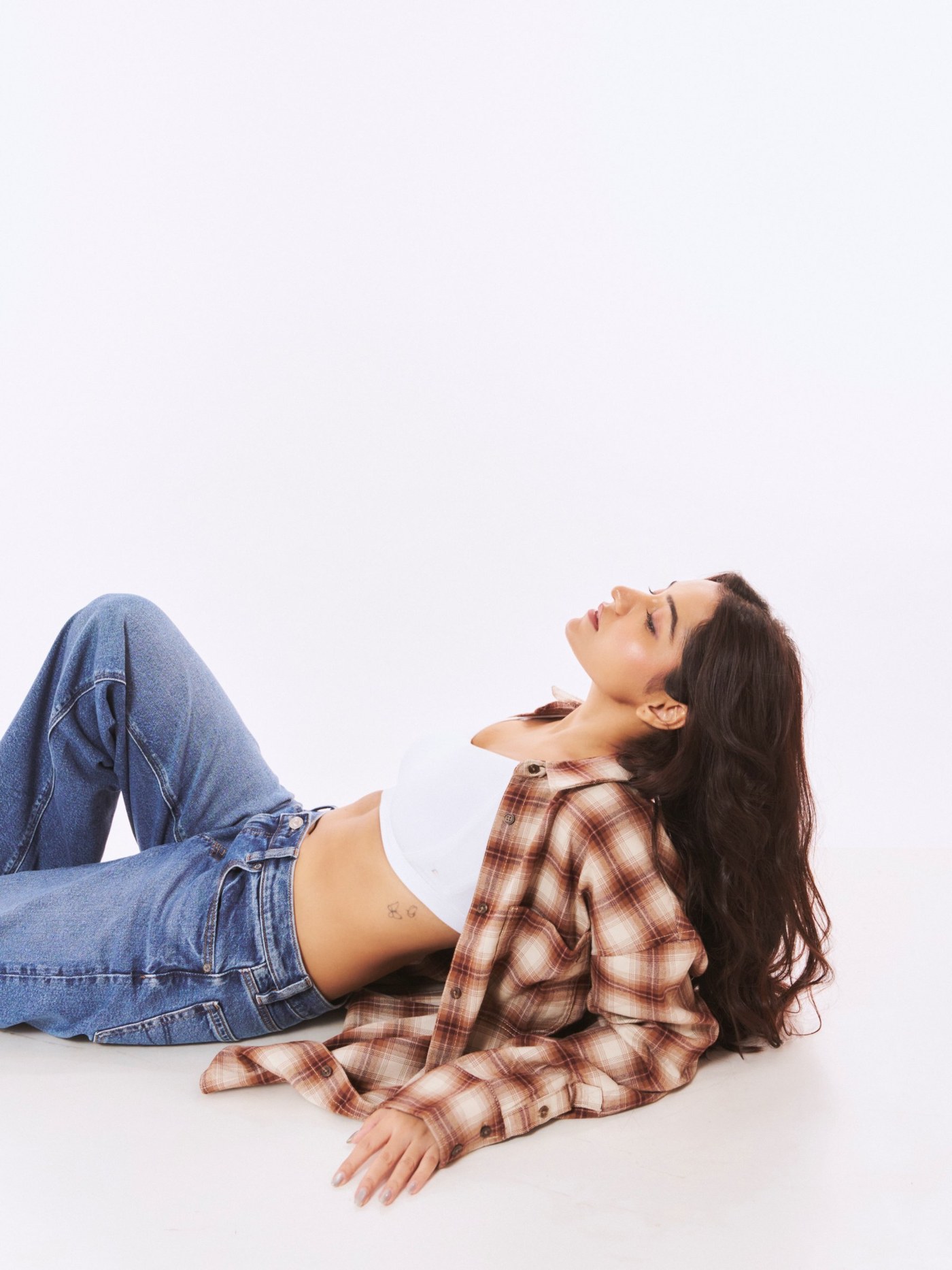 Simran Kaur’s Plaid and Denim Look Is Pure Cool