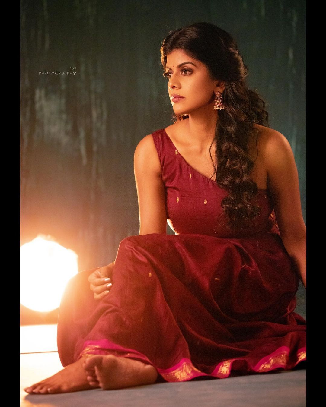 Swagatha's Stunning Ensemble: A Look of Grace and Style