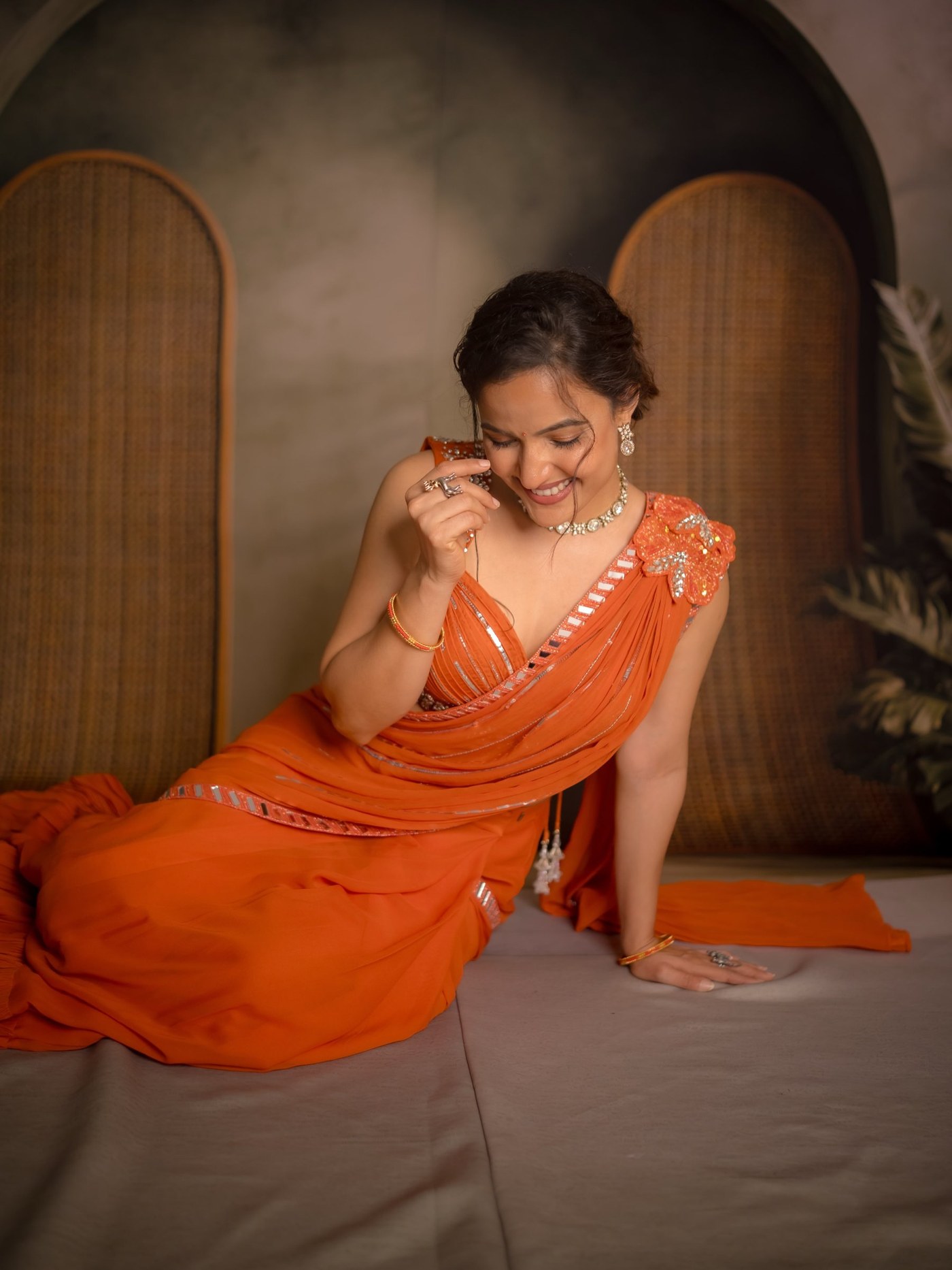 Siri Hanmanth's Vibrant Ethnic Look Redefines Festive Style Magic