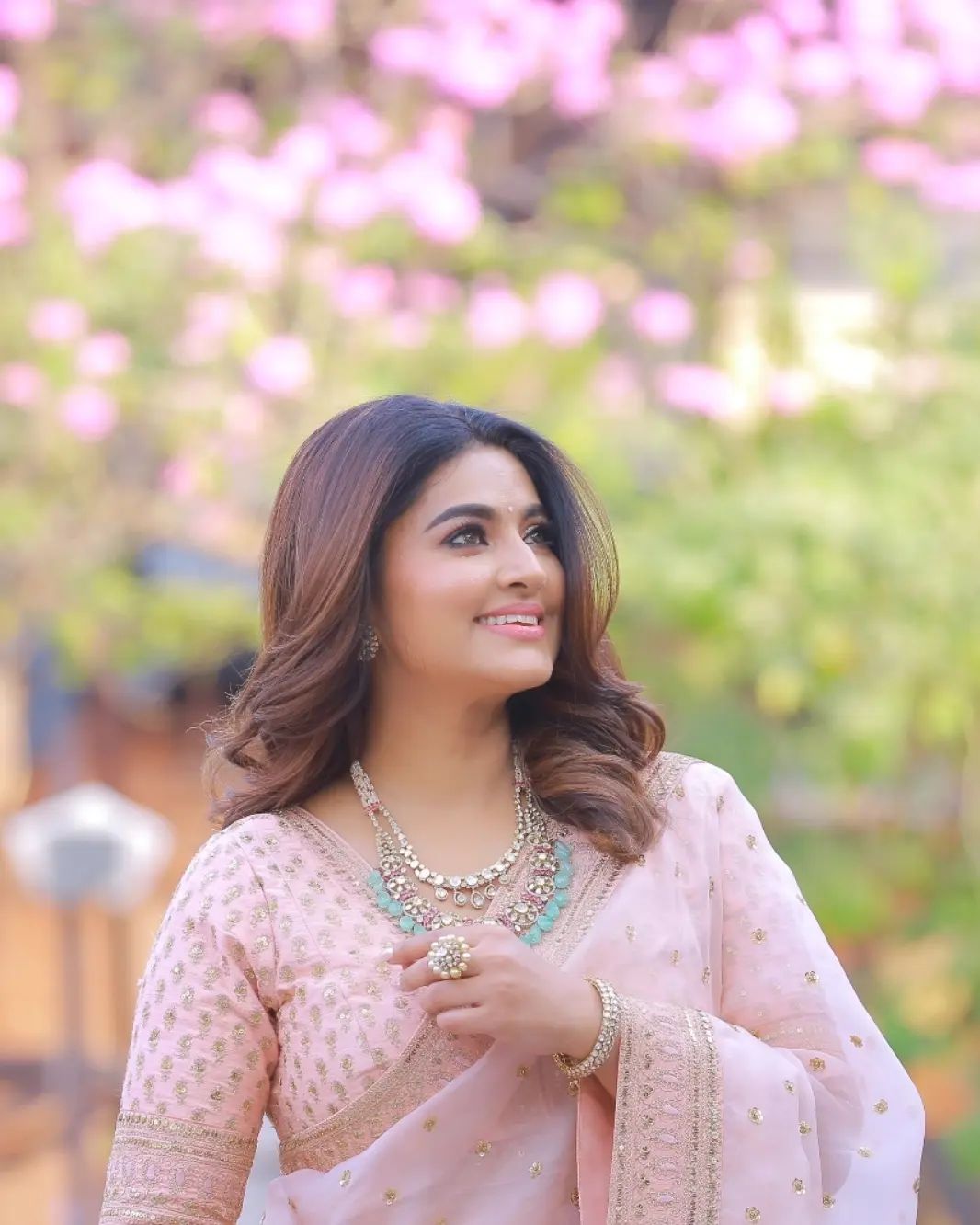 Sneha's Latest Saree Photos Reveal Stunning Traditional Glamour