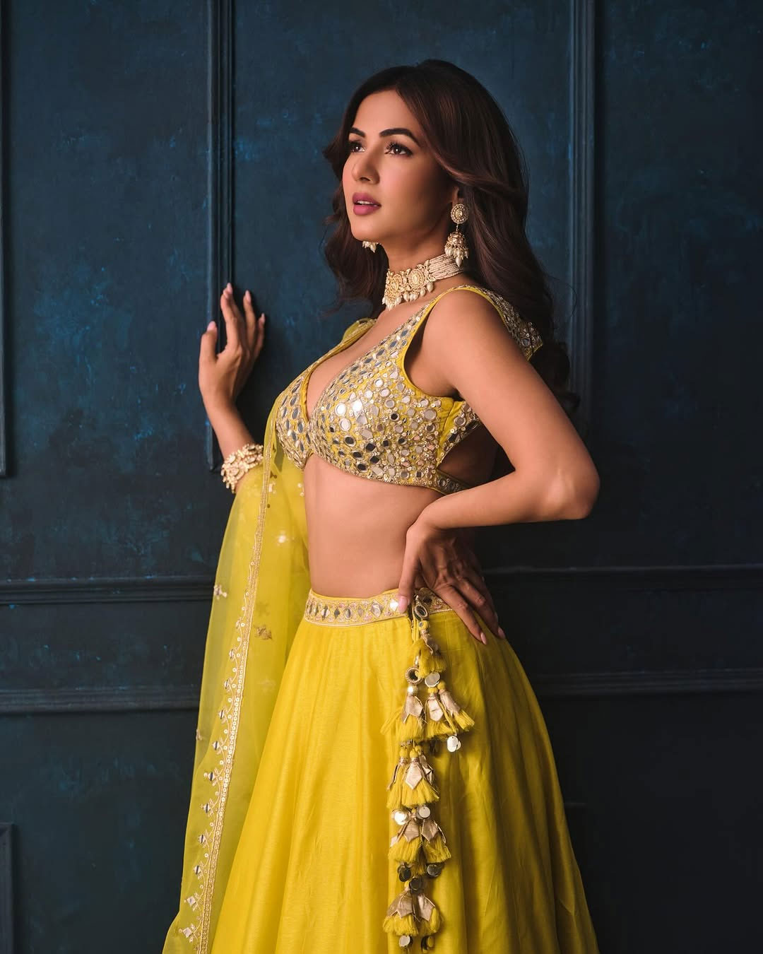 Pink Detailing: Sonal Chauhan’s Delicate Ethnic Presentation