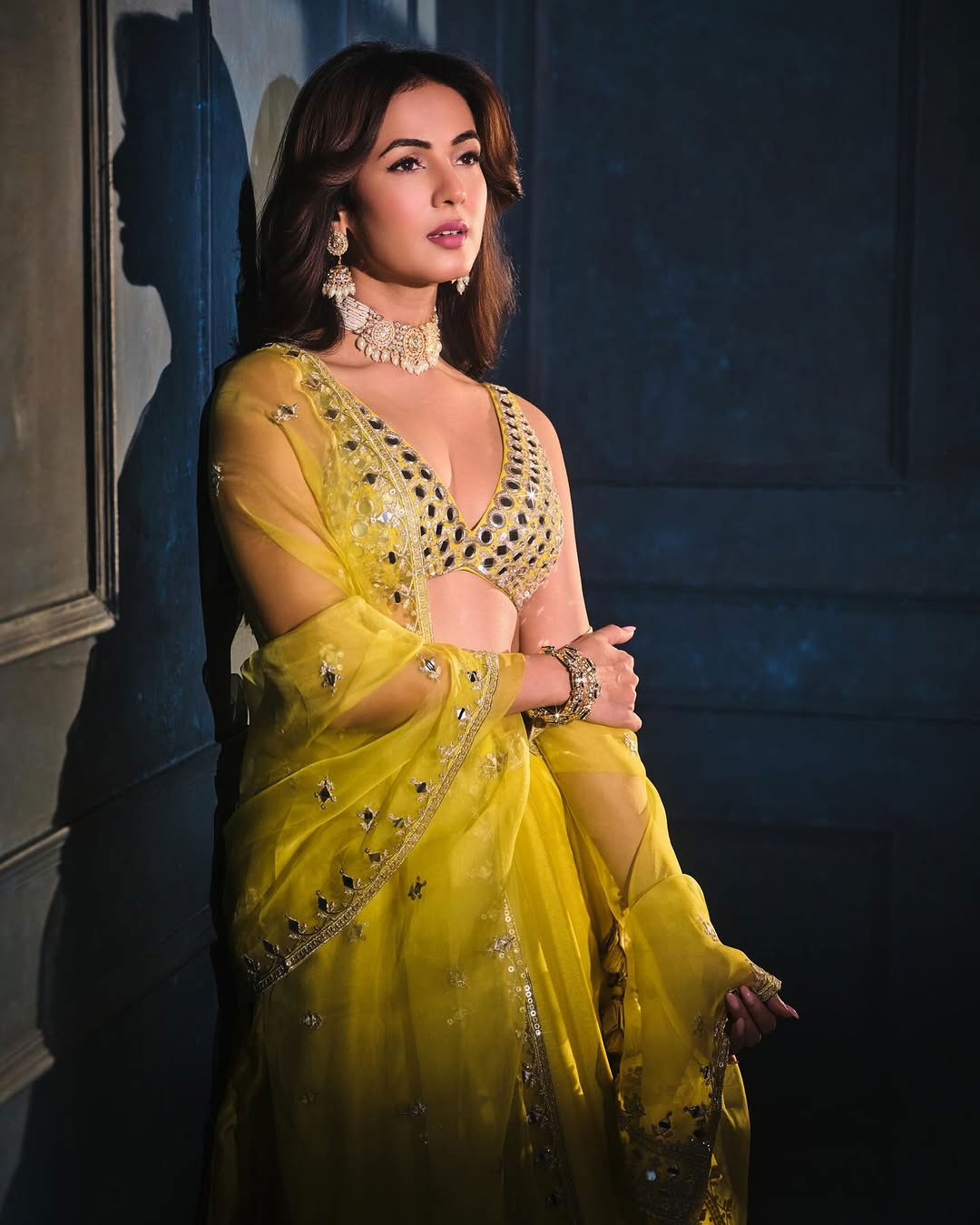 Pink Detailing: Sonal Chauhan’s Delicate Ethnic Presentation