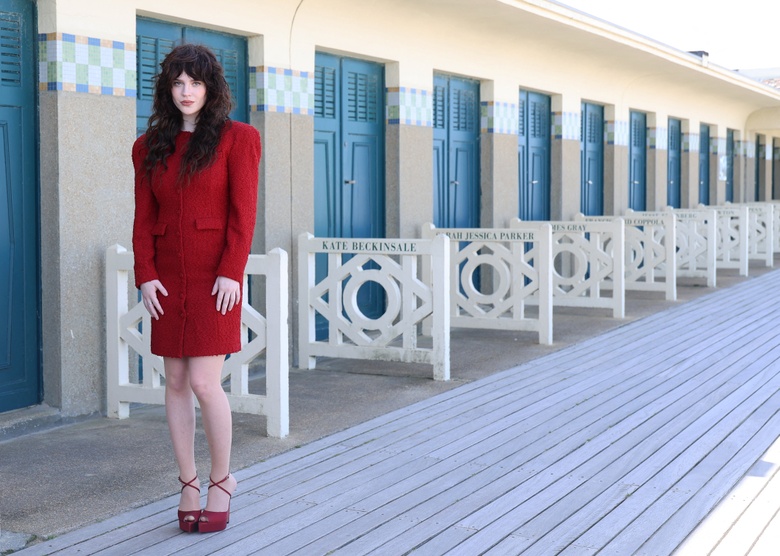 Sophie Thatcher Radiates at Film Festival Photocall
