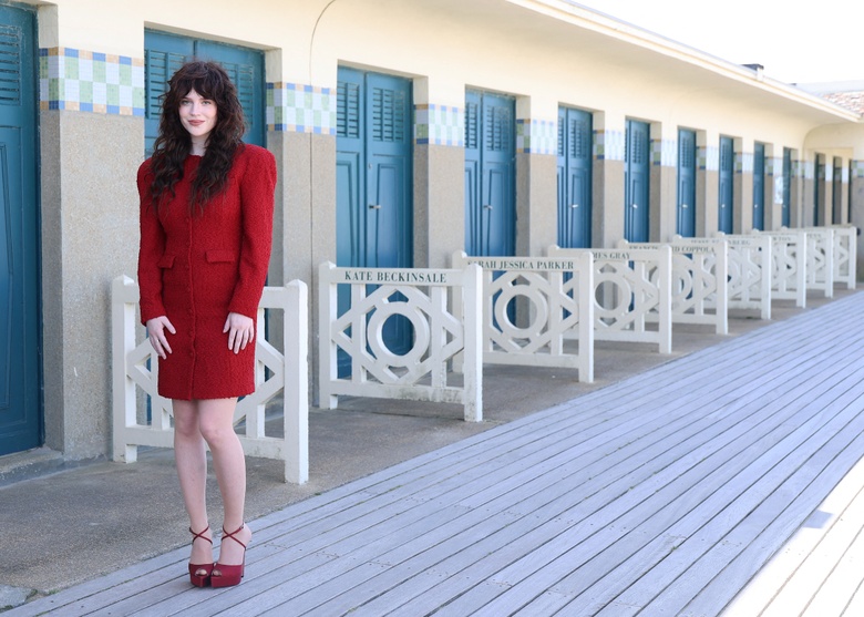 Sophie Thatcher Radiates at Film Festival Photocall