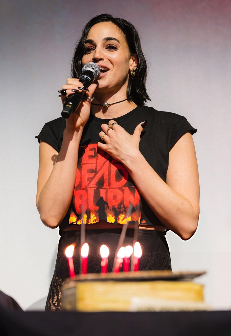 Souheila Yacoub Steals the Spotlight at Hollywood's Biggest Fan Event