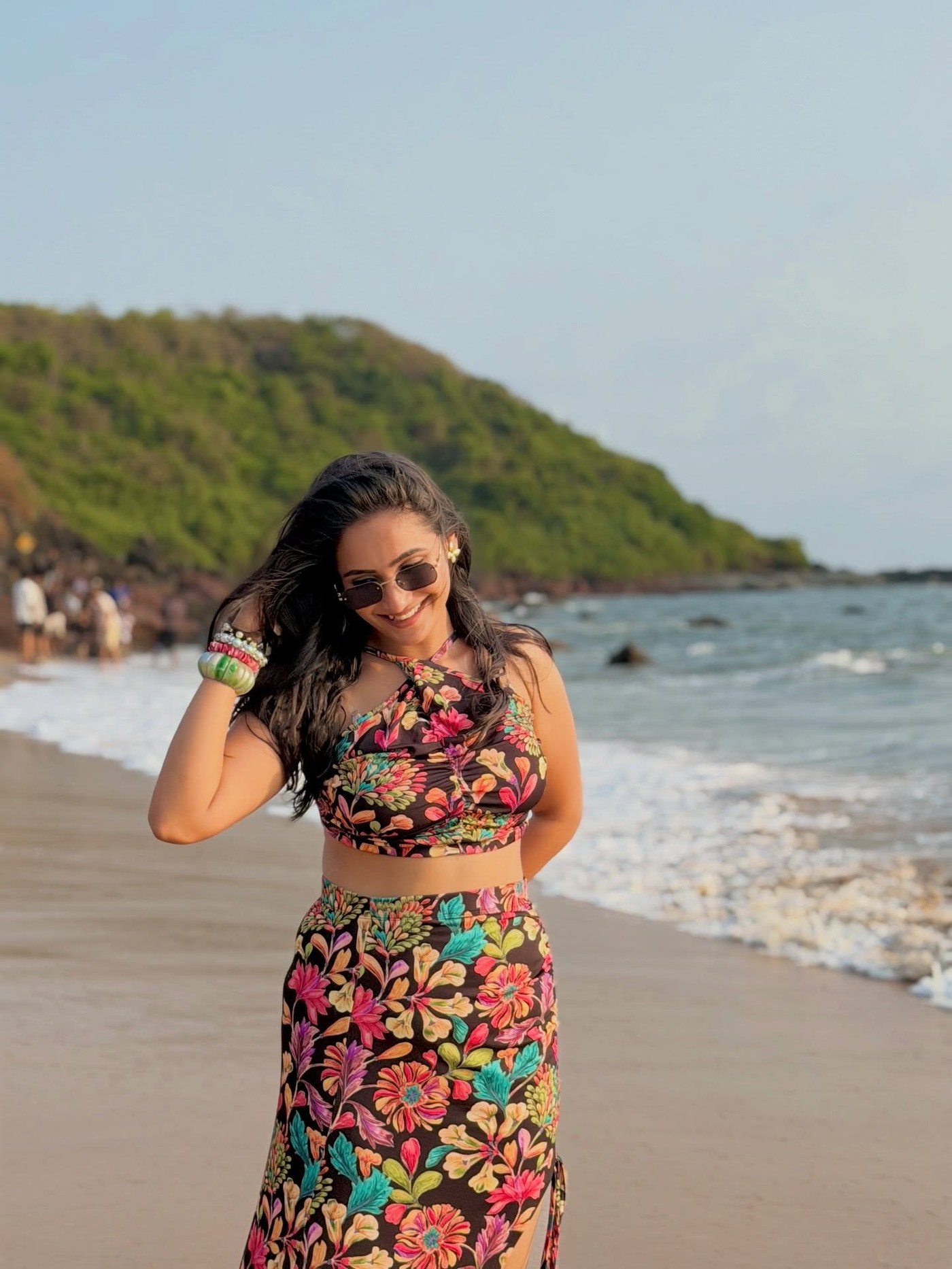 Pastel Power: Sravya Chowdary in Ruffled Lemon Yellow