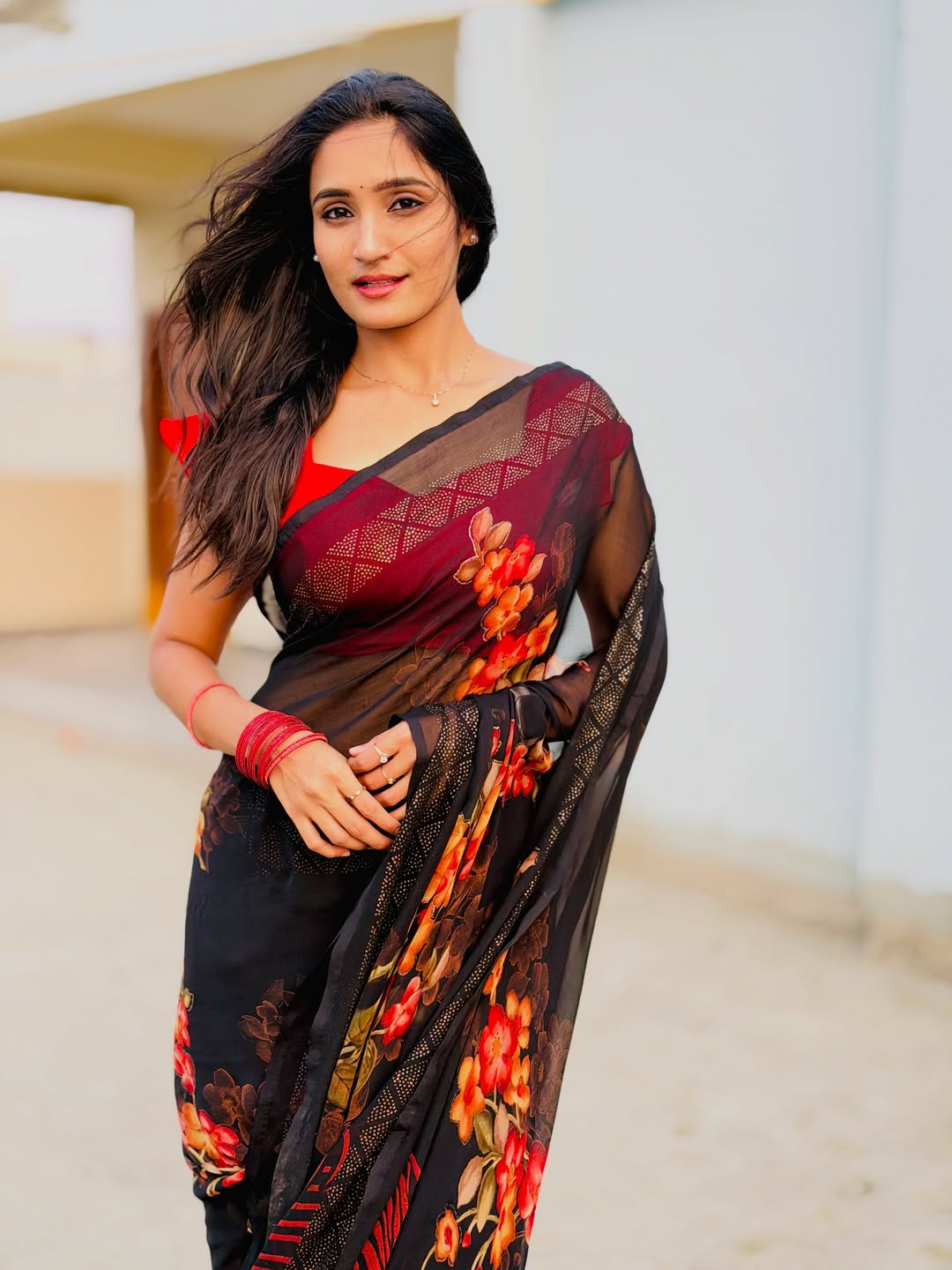 Pastel Power: Sravya Chowdary in Ruffled Lemon Yellow