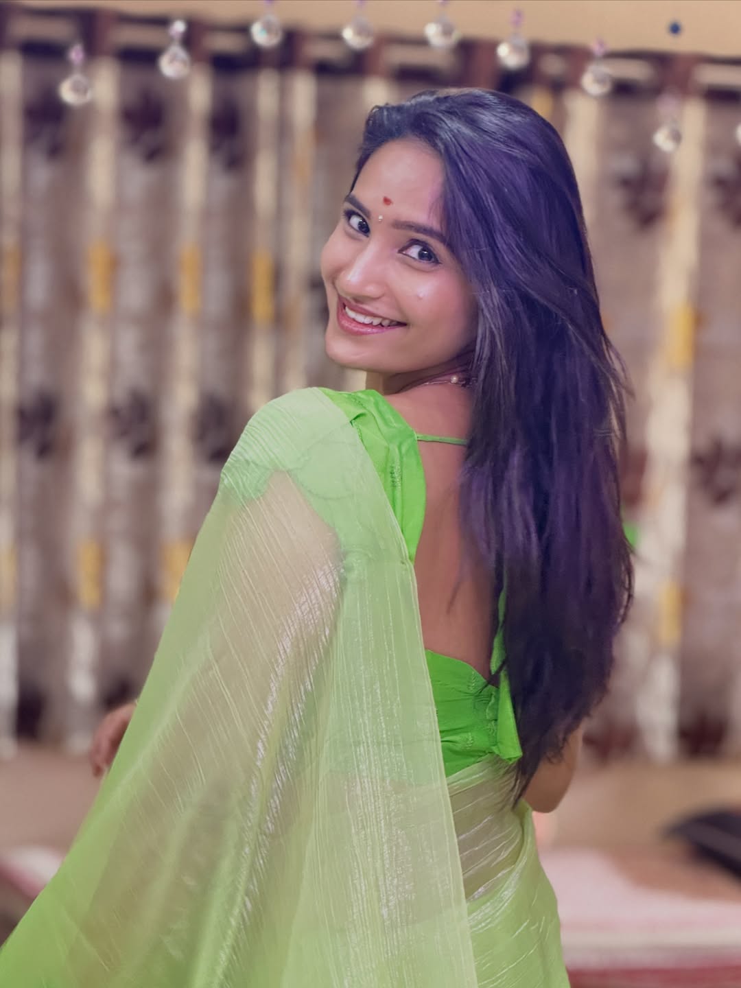 Pastel Power: Sravya Chowdary in Ruffled Lemon Yellow