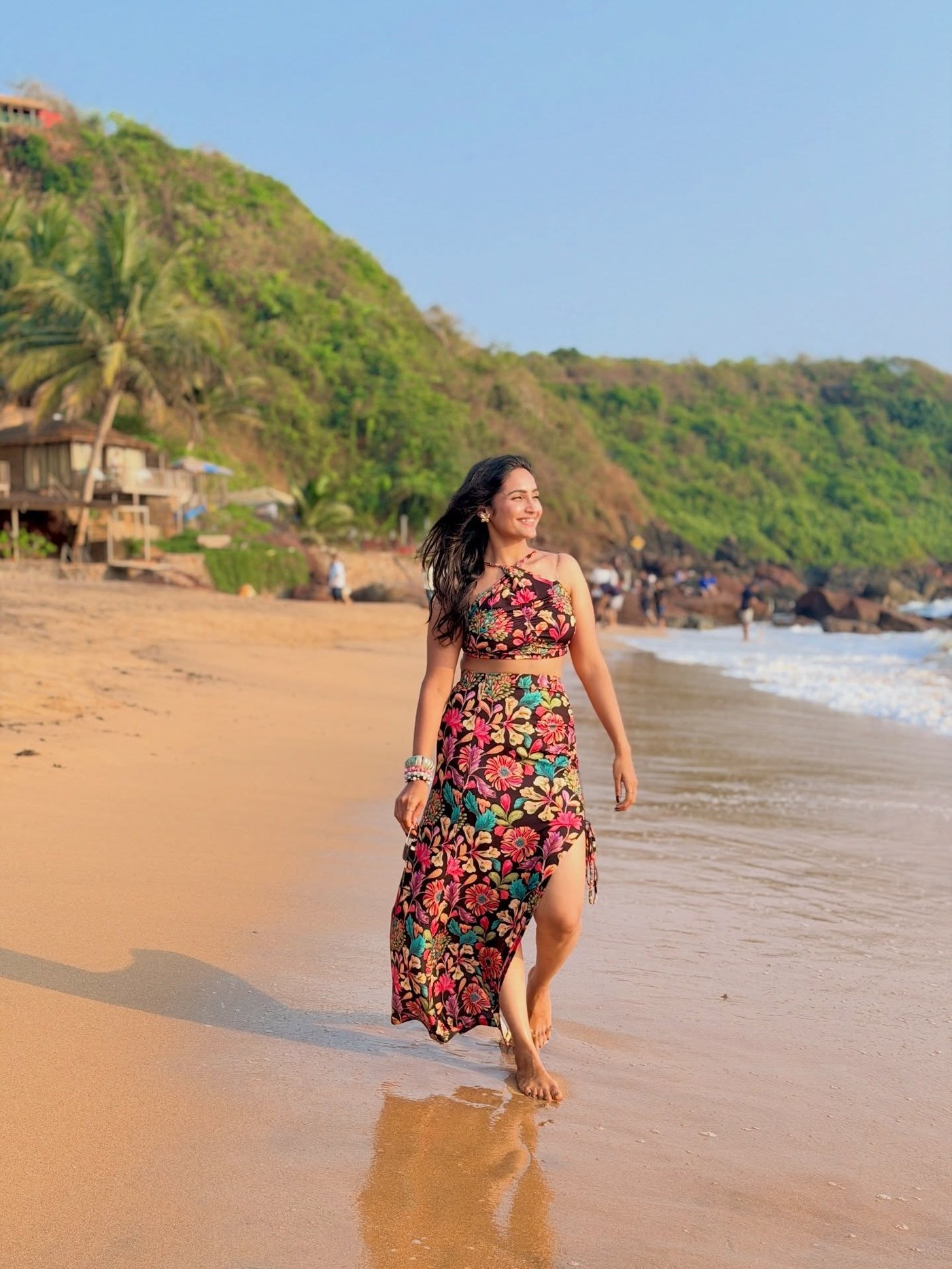 Pastel Power: Sravya Chowdary in Ruffled Lemon Yellow